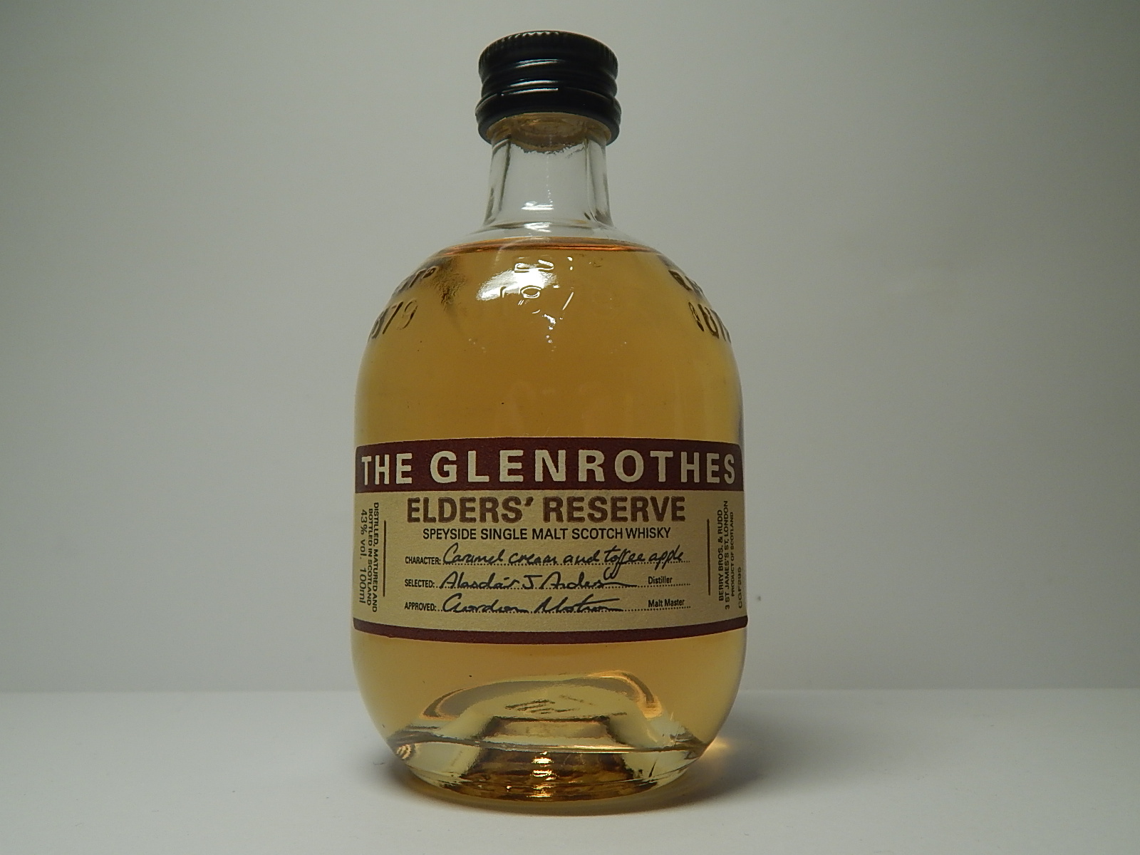 ELDERS´RESERVE SSMSW 100ml 43%vol.