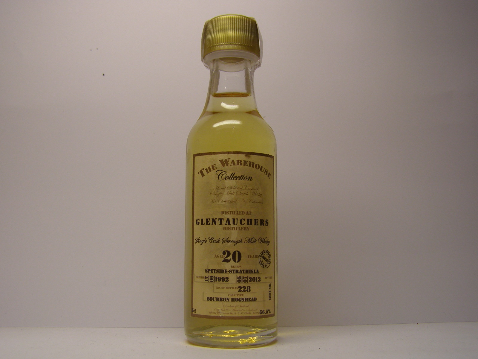 SCSMW 20yo 1992-2013 "The Warehouse Collection" 5cl 56,5%