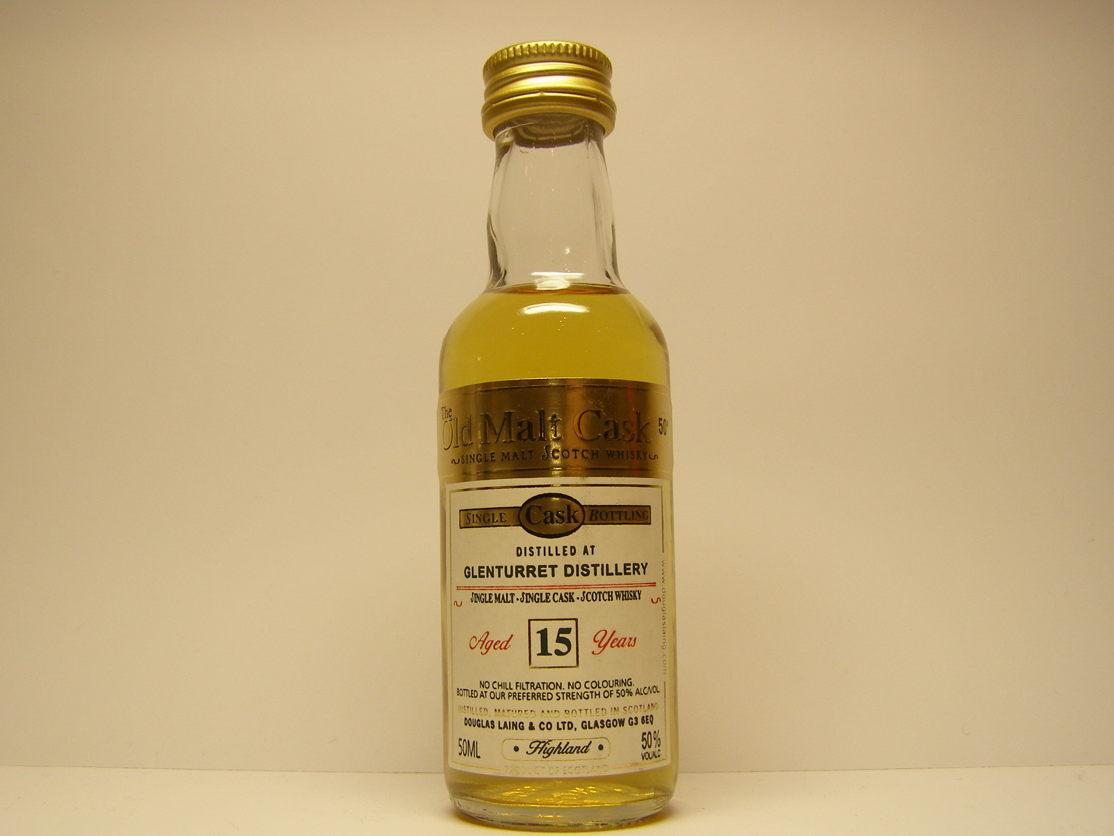 SMSW 15yo "Old Malt Cask" 50ML 50%ALC/VOL