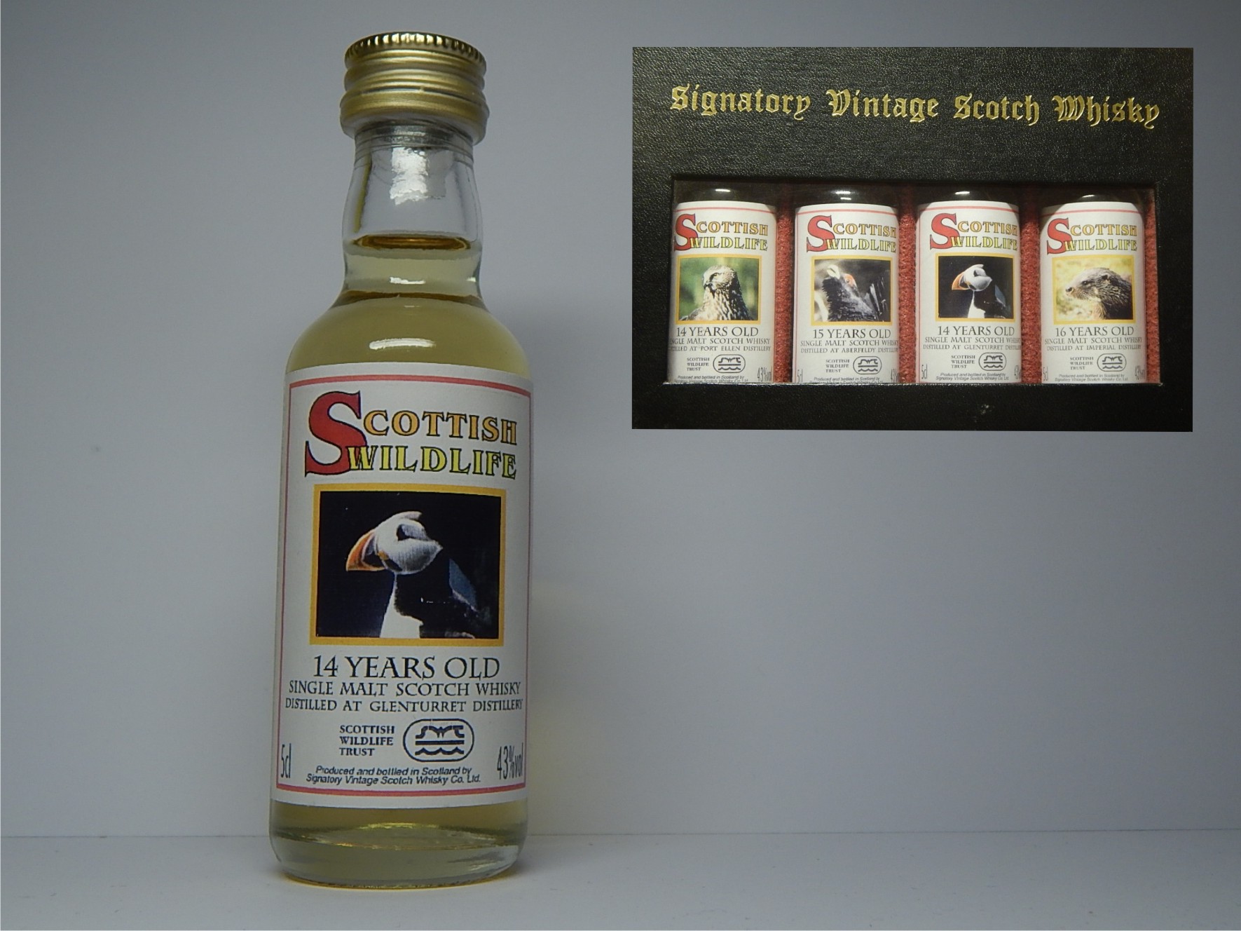 SCOTTISH WILDLIFE SMSW 14yo "Signatory" 5cl 43%vol