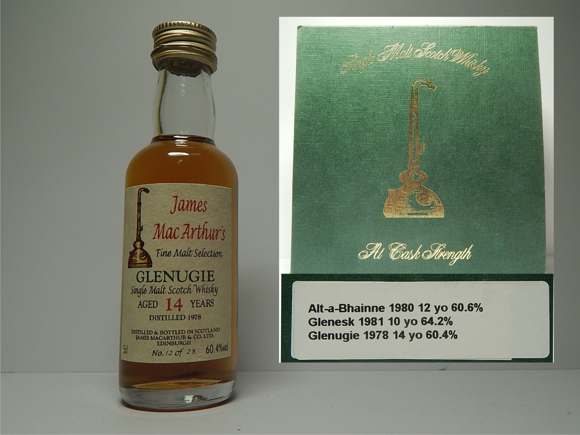 SMSW 14yo 1978 12/28 "James MacArthur´s" 5cl 60,4%vol