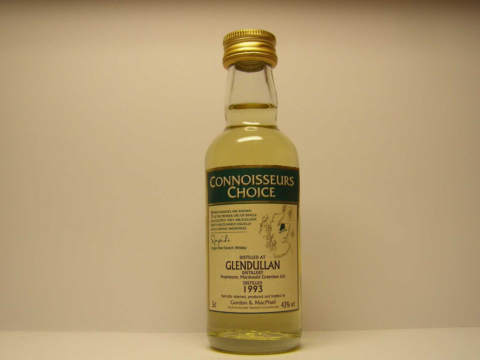 SMSW 1993 "Connoisseurs Choice" 5cl 43%vol