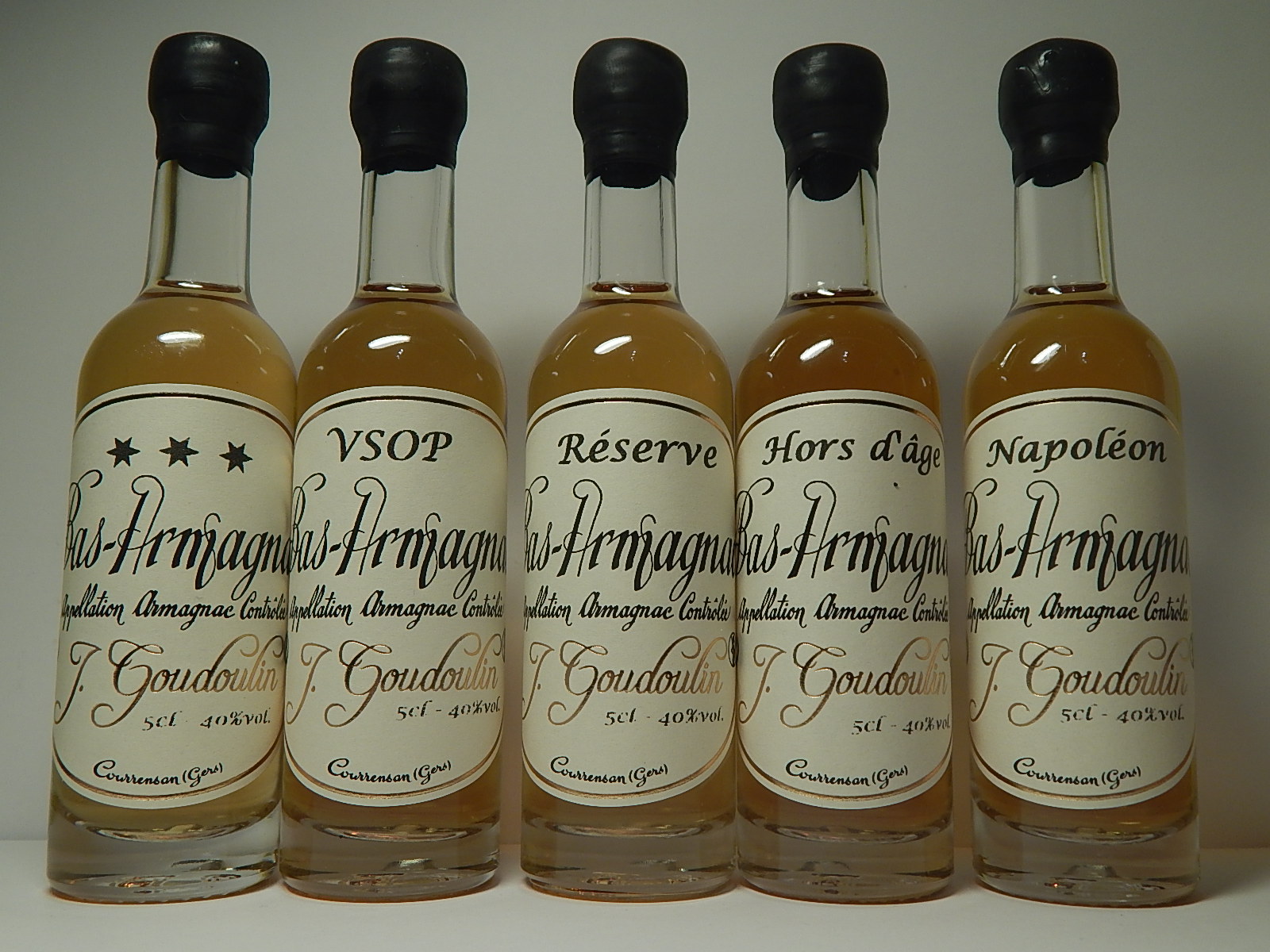 J.GOUDOULIN *** - VSOP - Reserve - Hors d´age - Napoleon Bas Armagnac