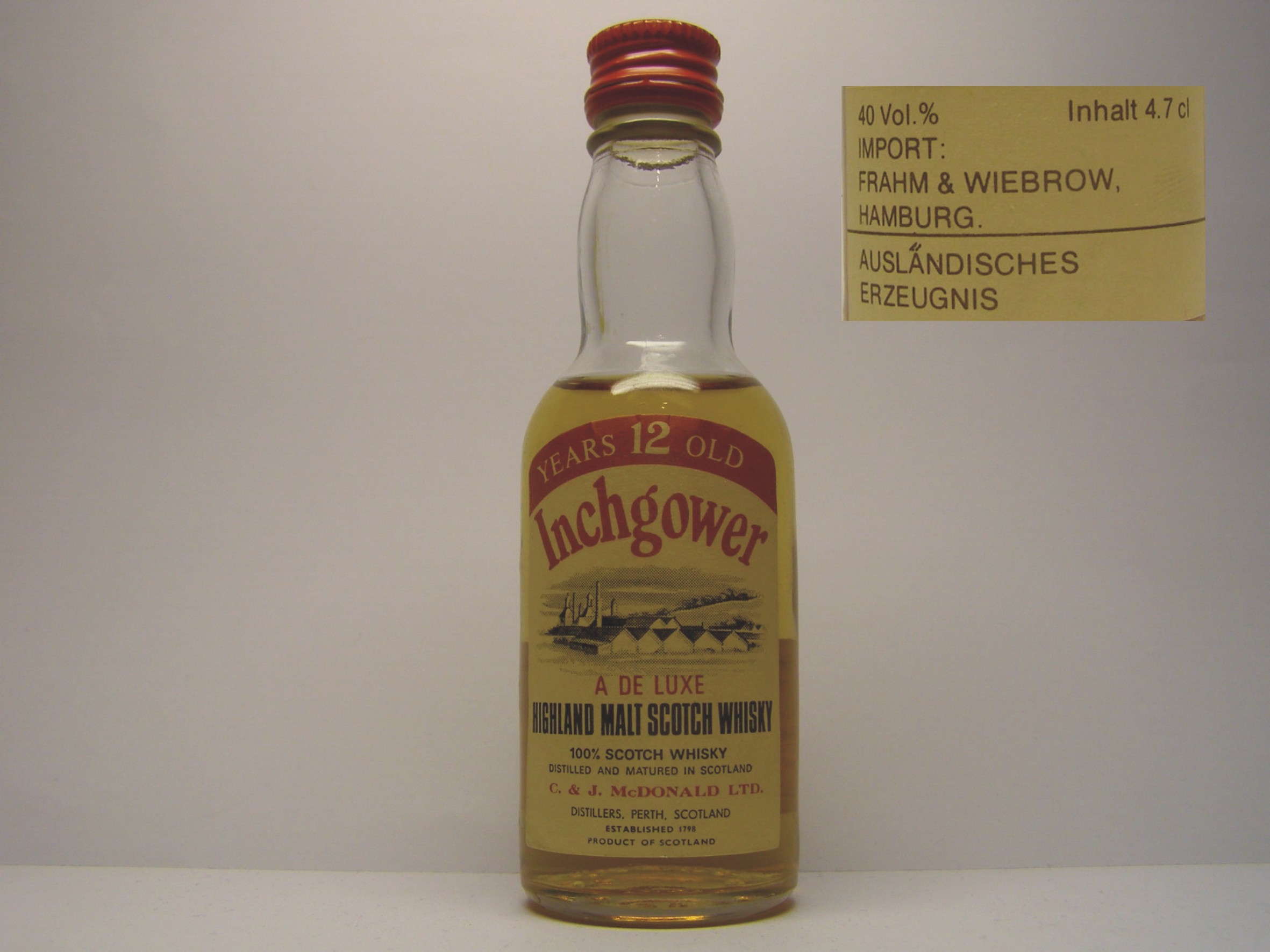 HMSW 12yo 4,7cl 40 Vol% "Germany"