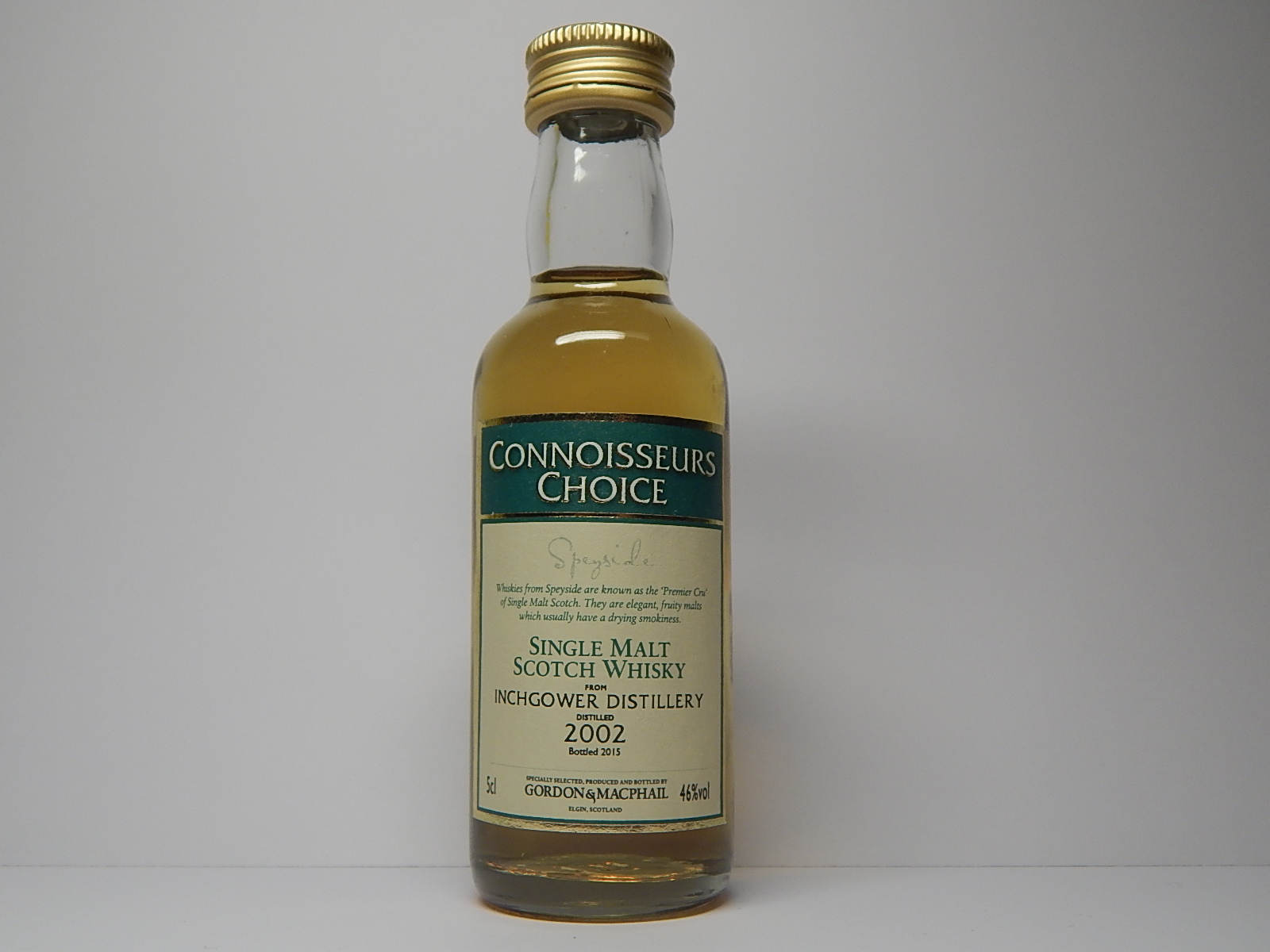 SSMSW 13yo 2002-2015 "Connoisseurs Choice" 5cl 46%vol