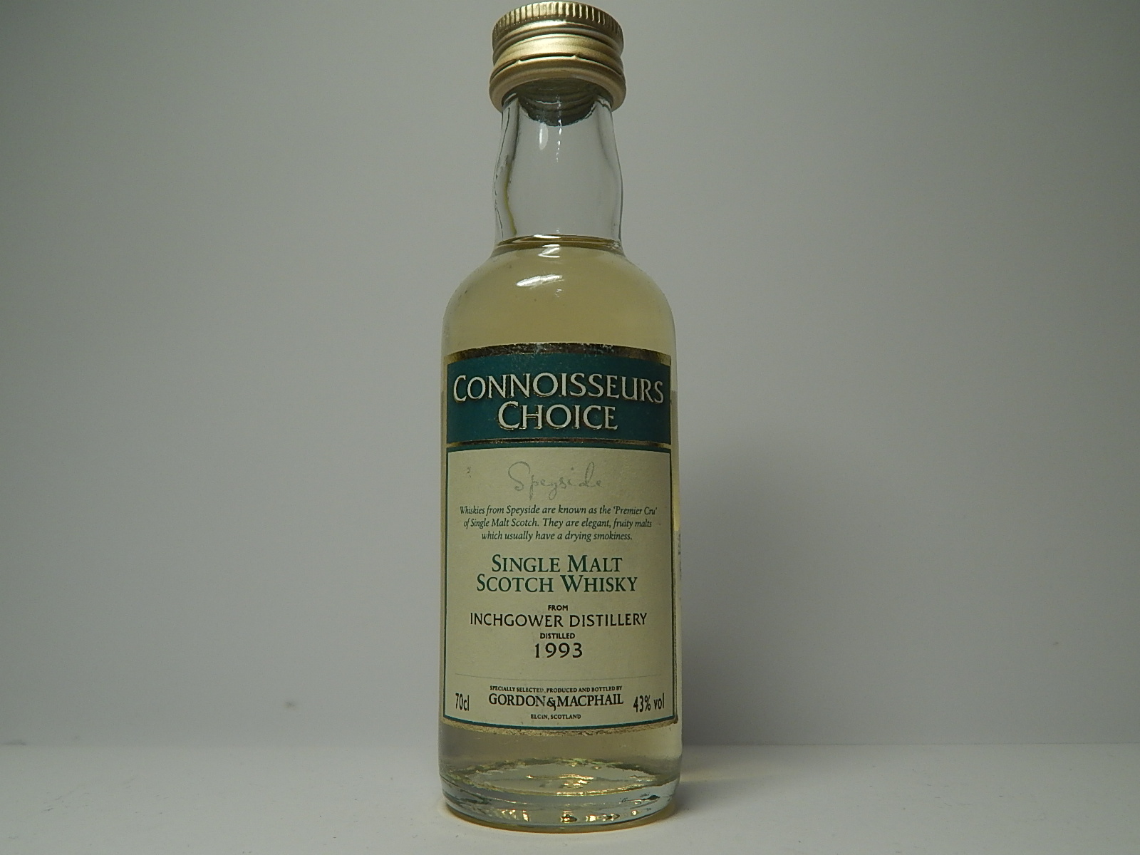 SSMSW 1993 "Connoisseurs Choice" 5cl 43%vol