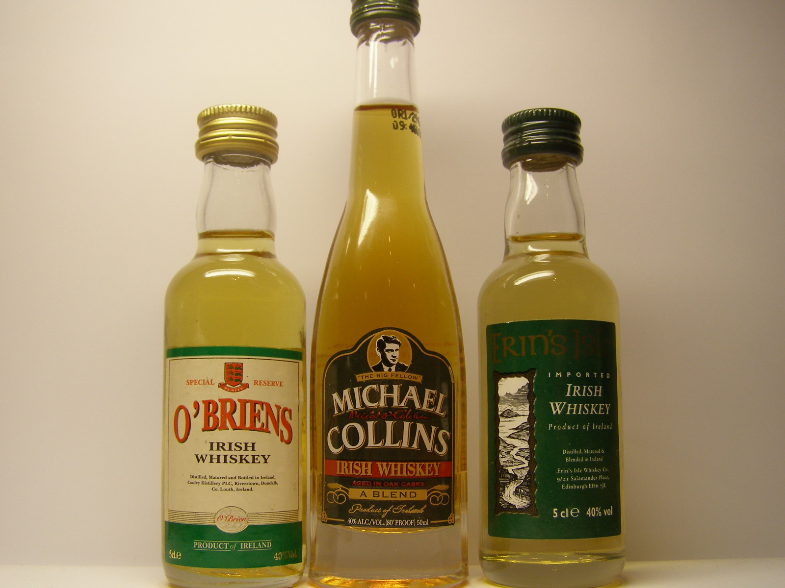 O´BRIENS IW , MICHAEL COLLINS IW , ERIN´S ISLE IW