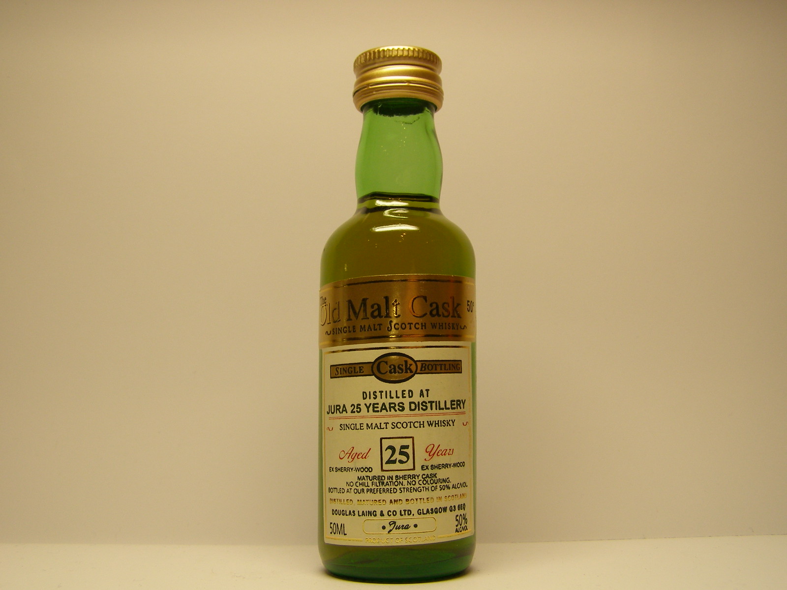 SMSW 25yo "Old Malt Cask" 50ML 50%ALC/VOL