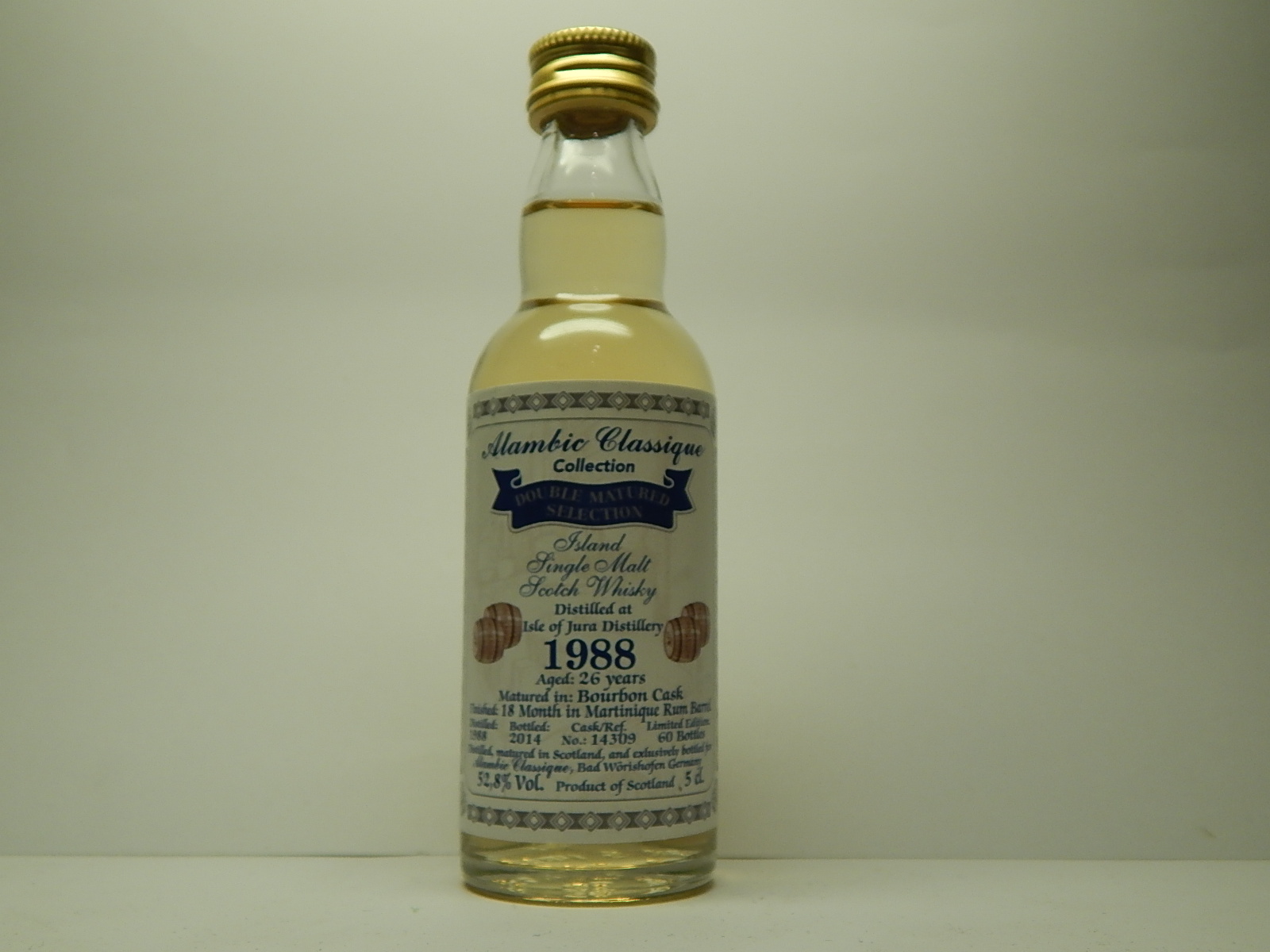 ISMSW 26yo 1988-2014 "Alambic Classique" 5cl. 52,8%Vol.