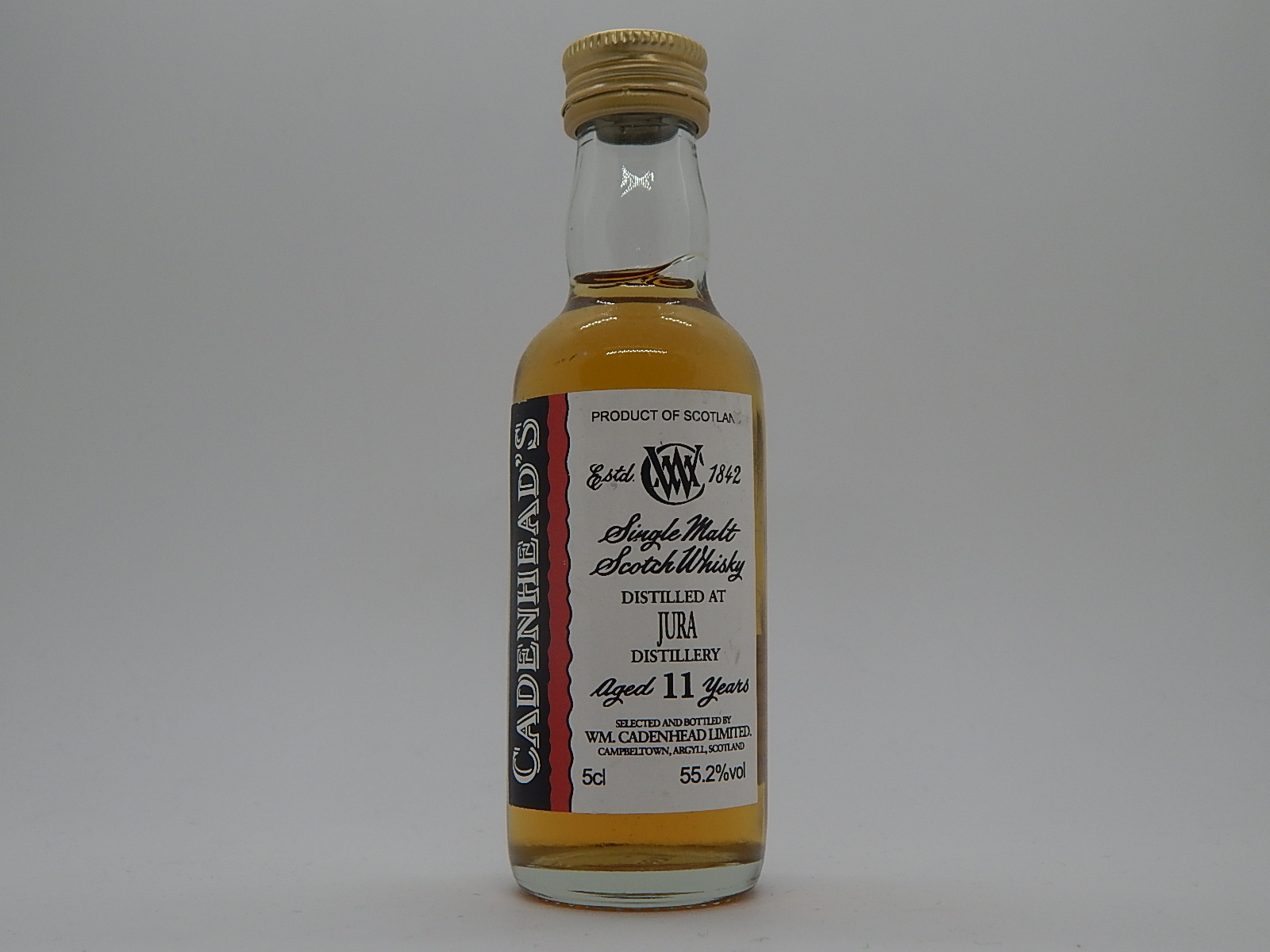 SMSW 11yo "Cadenhead´s" 5cl 55,2%vol