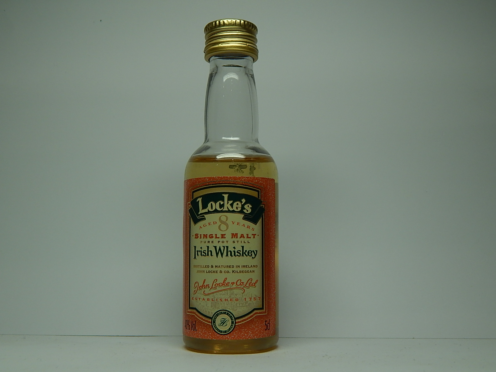 LOCKE´S 8yo Single Malt Irish Whiskey