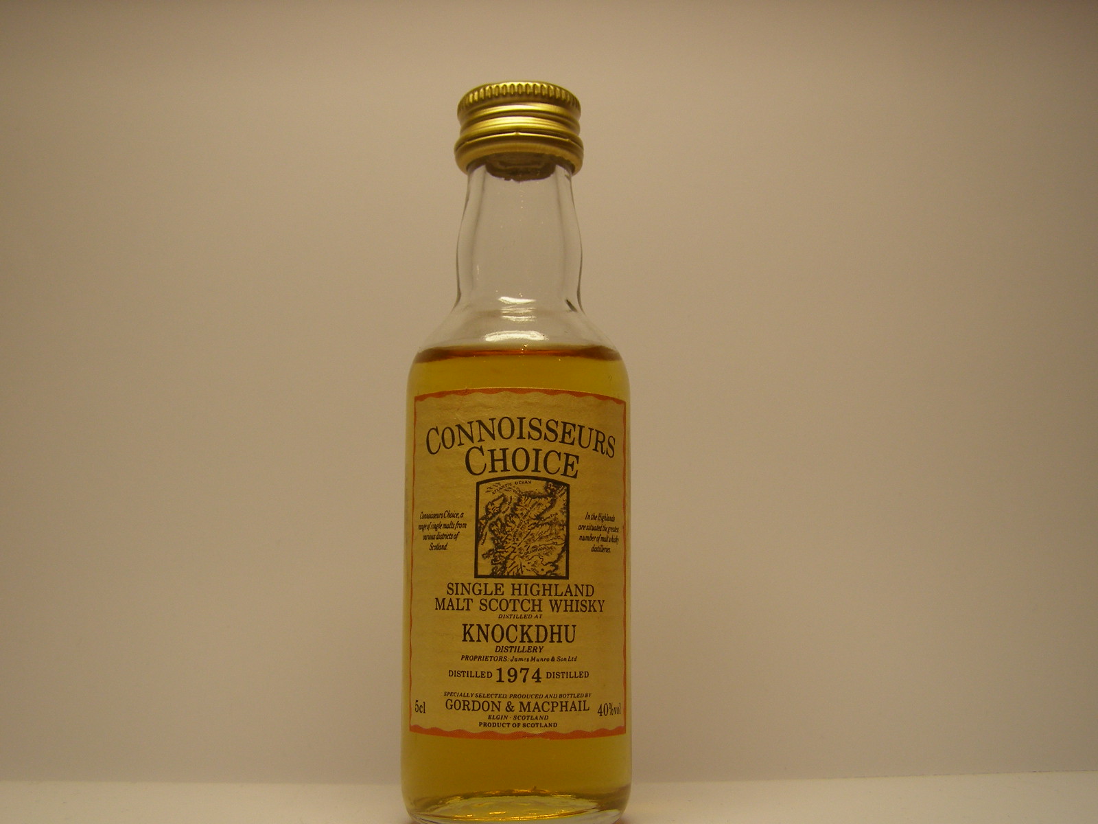 SHMSW 1974 "Connoisseurs Choice" 5cl 40%vol