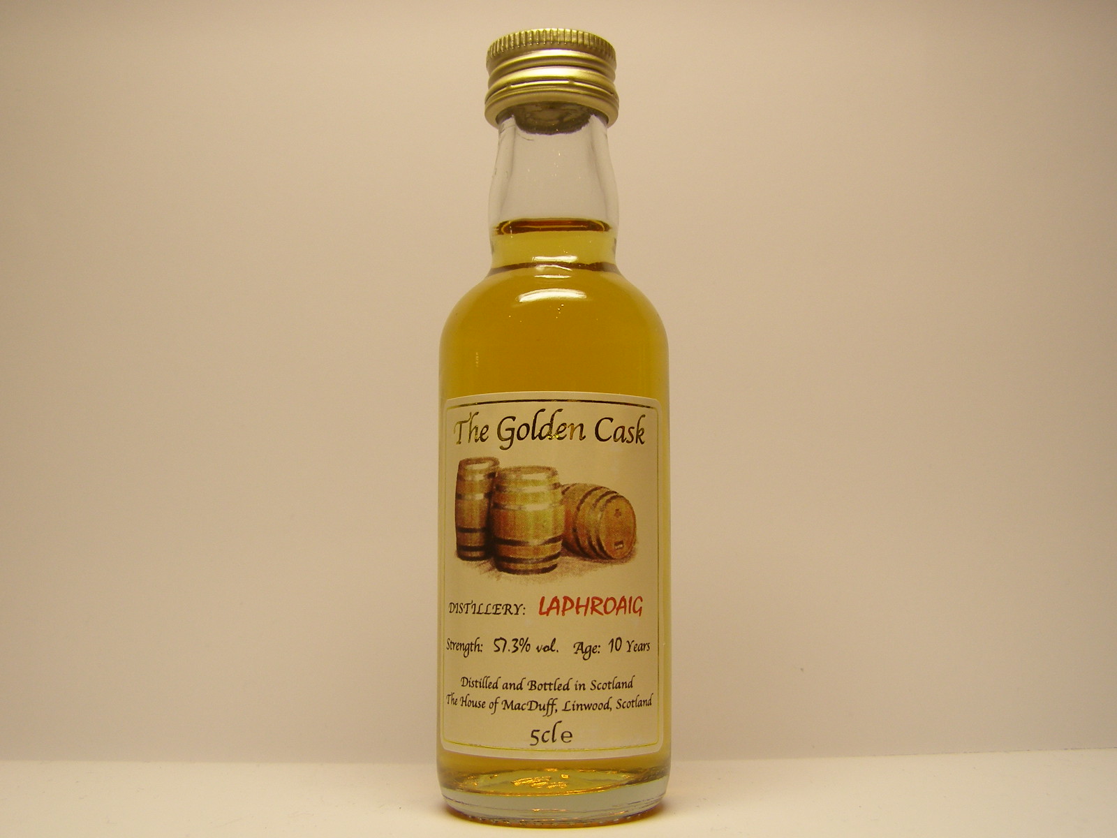 10yo "Golden Cask" 5cle 57,3%vol.