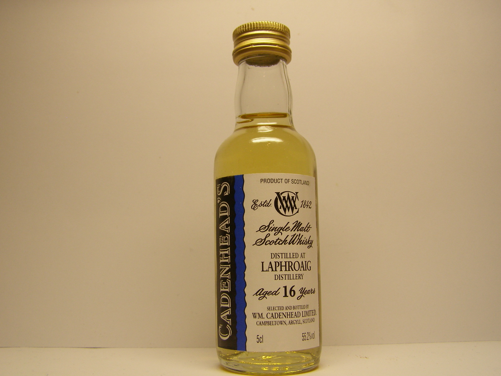 SMSW 16yo "Cadenhead´s" 5cl 55,2%vol