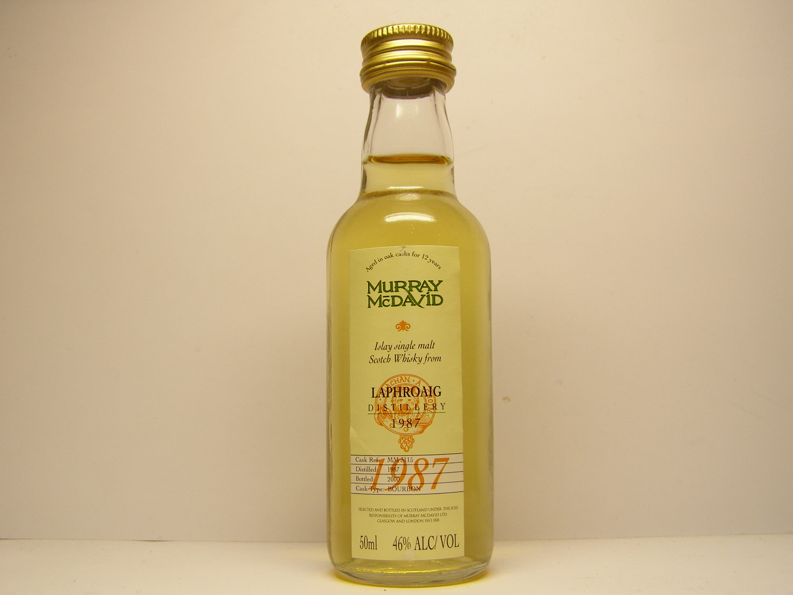 ISMSW 12yo 1987-2000 "Murray McDavid" 50ml 46%ALC/VOL