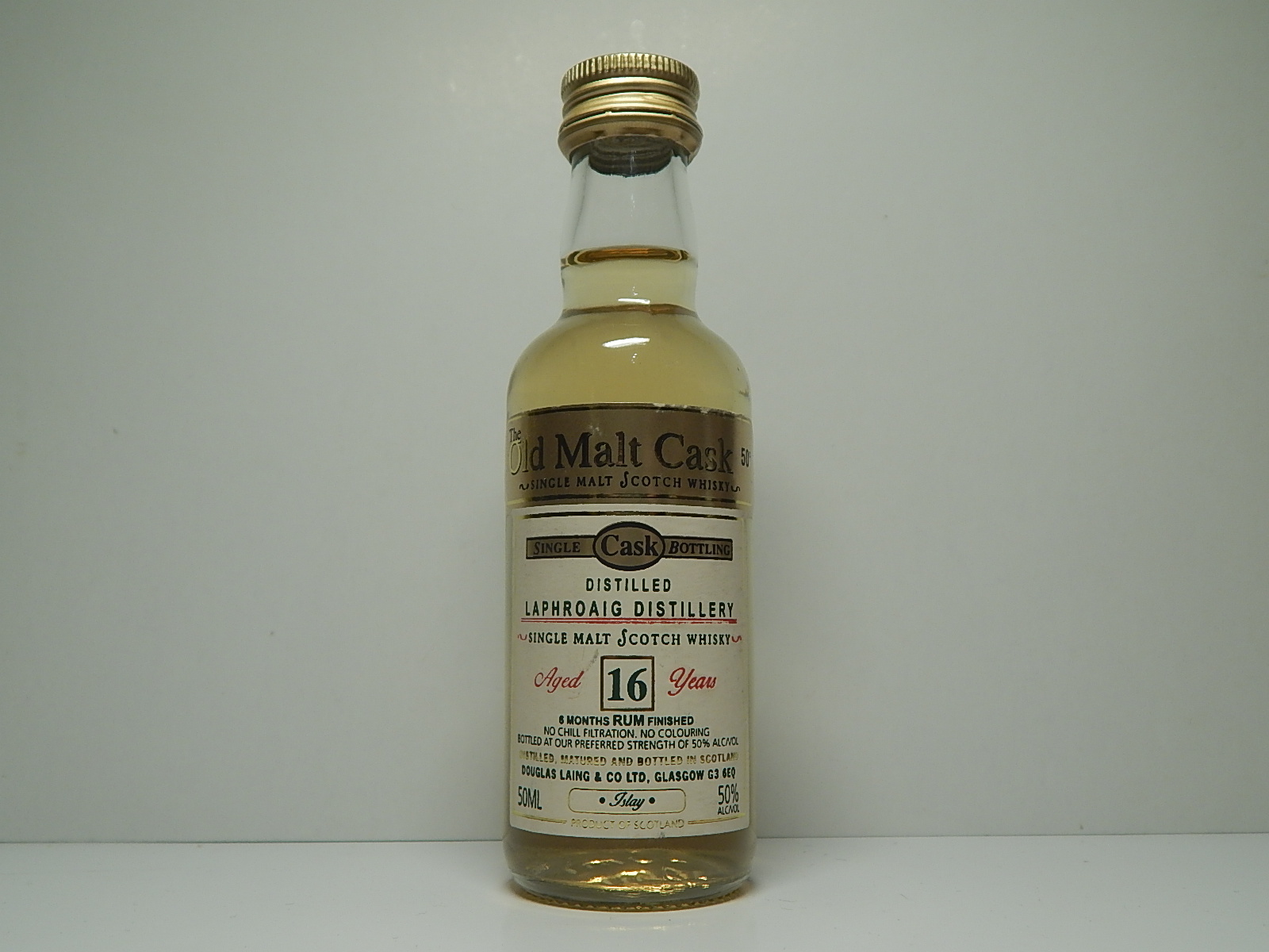 ISMSW 16yo " Old Malt Cask " 50ML 50%ALC/VOL 