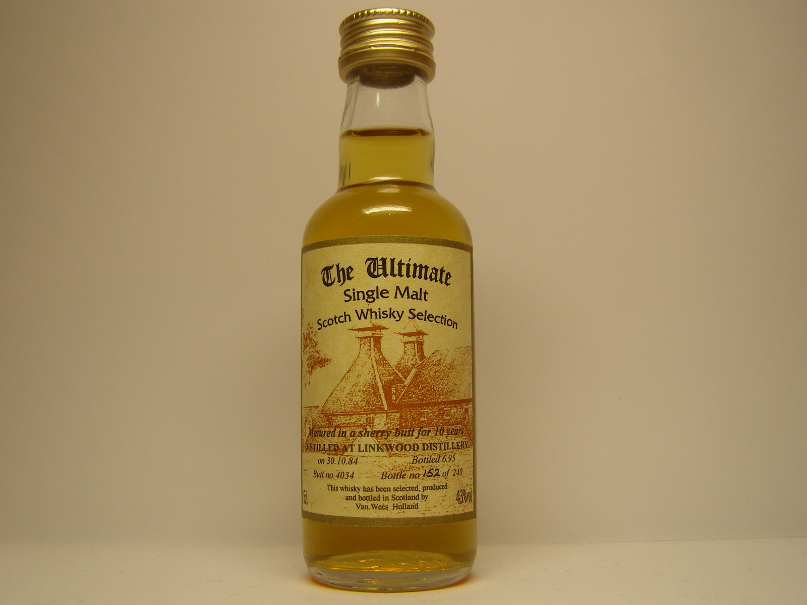 SMSW 10yo 1984-1995 "Ultimate" 5cl 43%vol