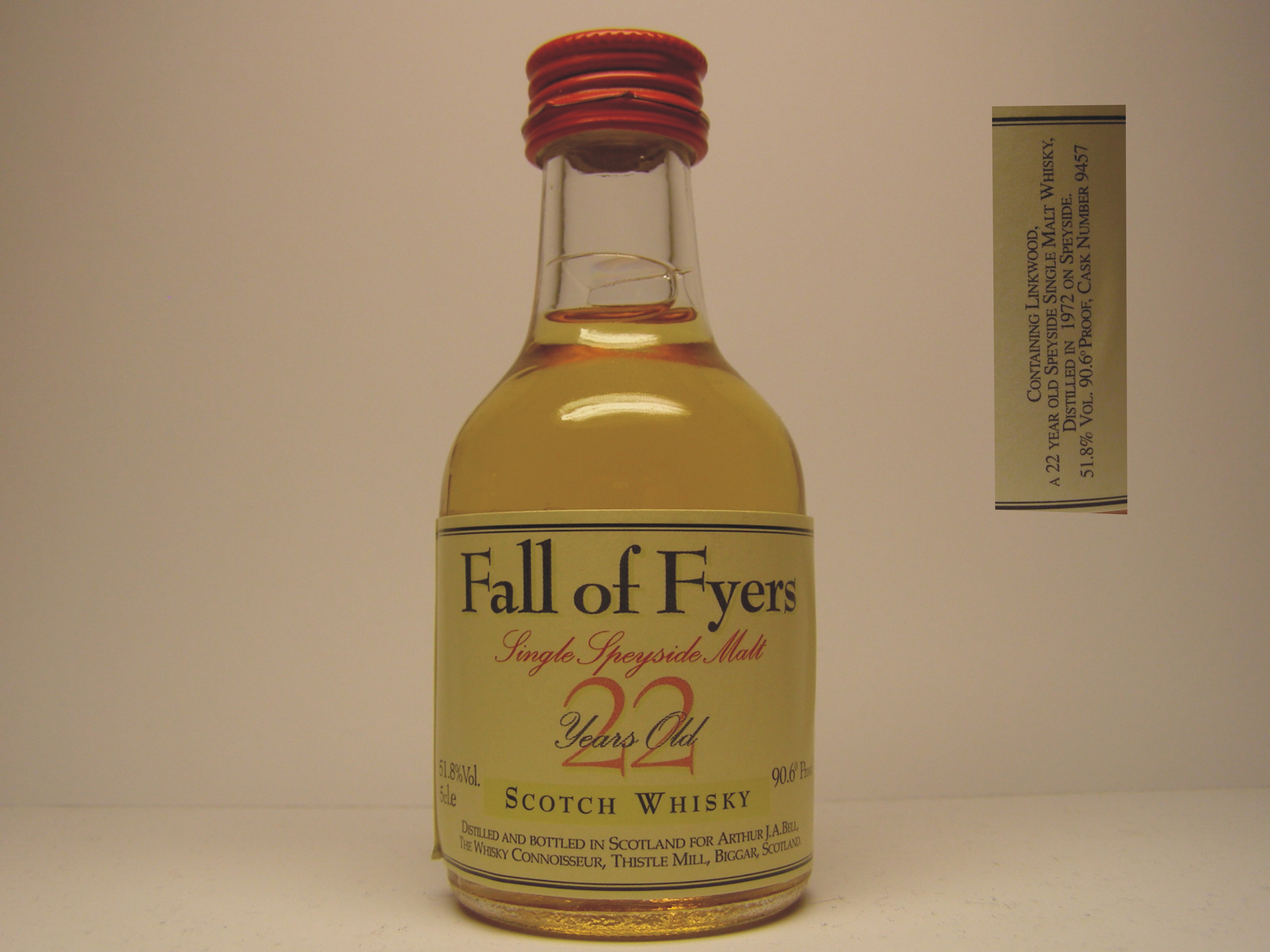 FALL of FYERS SSMSW 22yo 1972 5cl.e 51,8%Vol. 90,6´Proof 