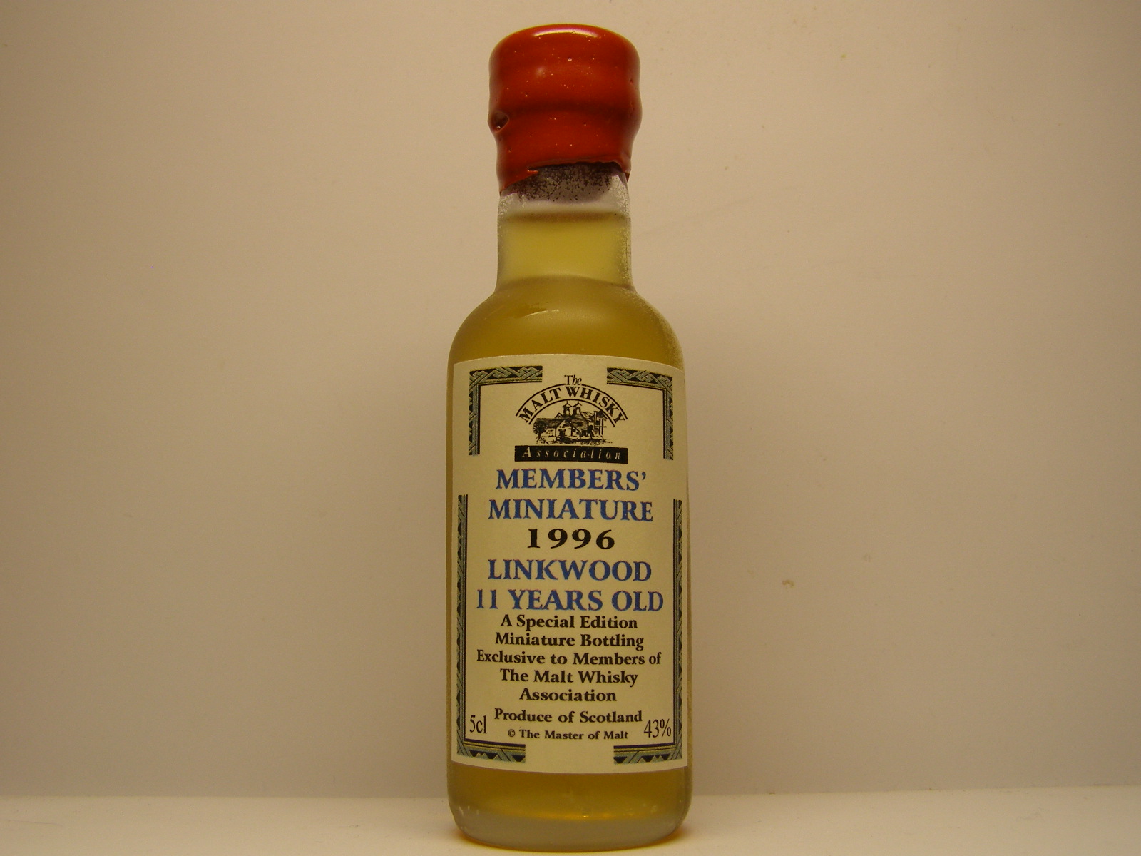 Members´ Miniature 11yo 1996 "Master of Malt" 5cl 43%