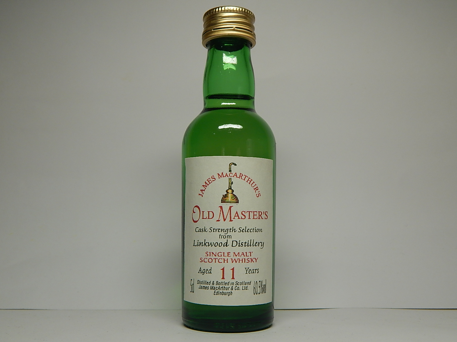 OLD MASTER´S SMSW 11yo "James MacArthur´s" 5cl 60,5%vol