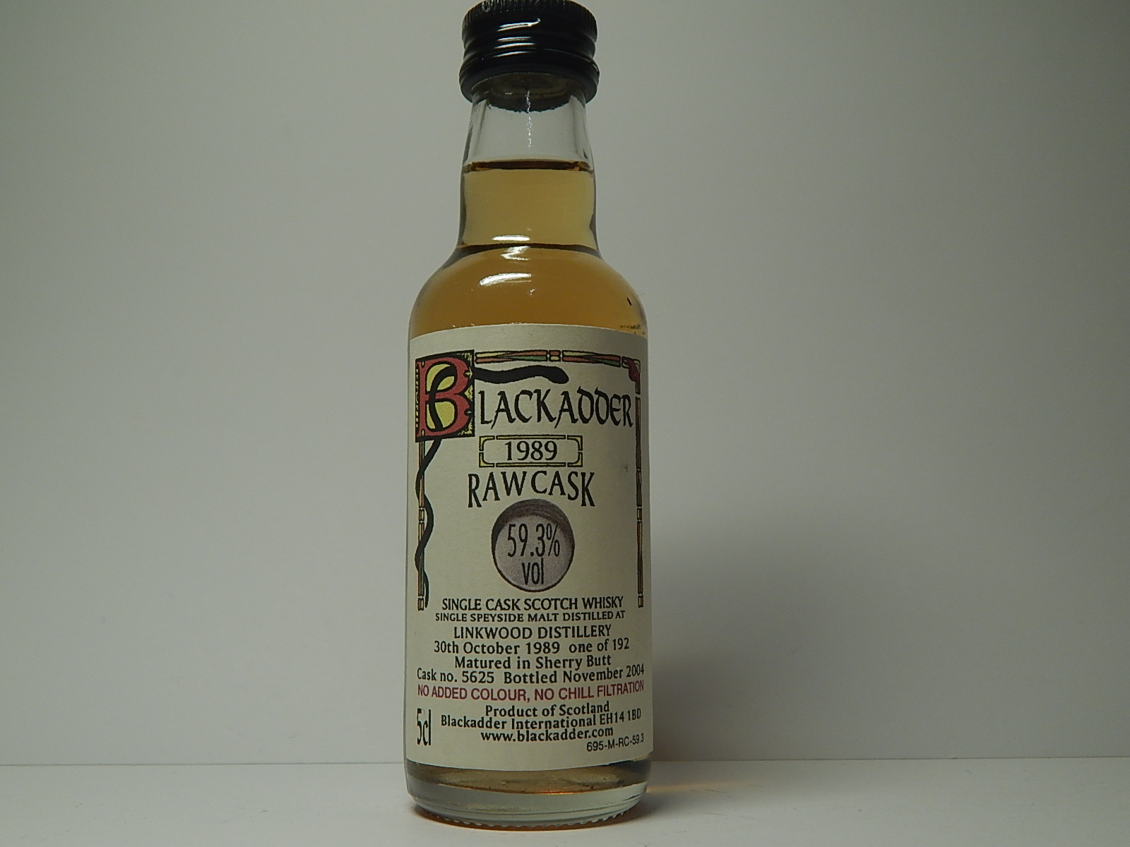 SCSW SSM 15yo 1989-2004 "Blackadder" 5cl 59,3%vol 