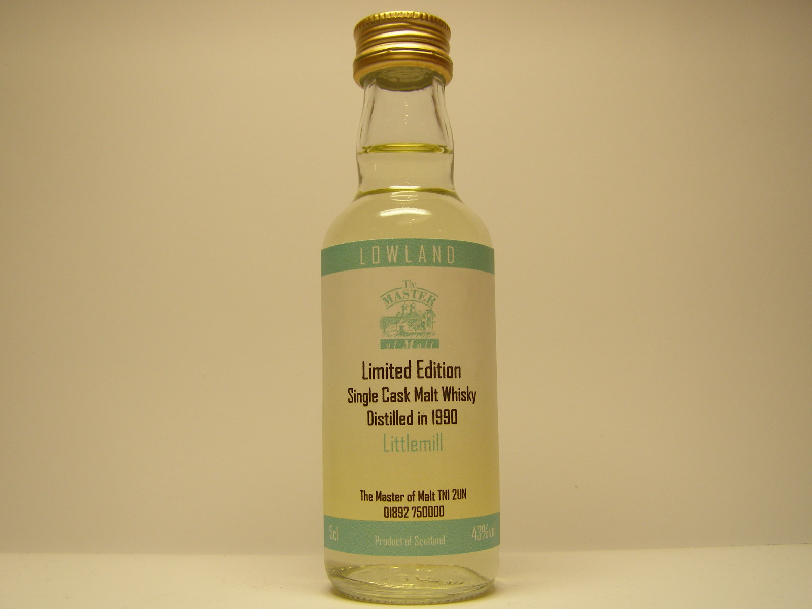 LSCMW 1990 "Master of Malt" 5cl 43%vol