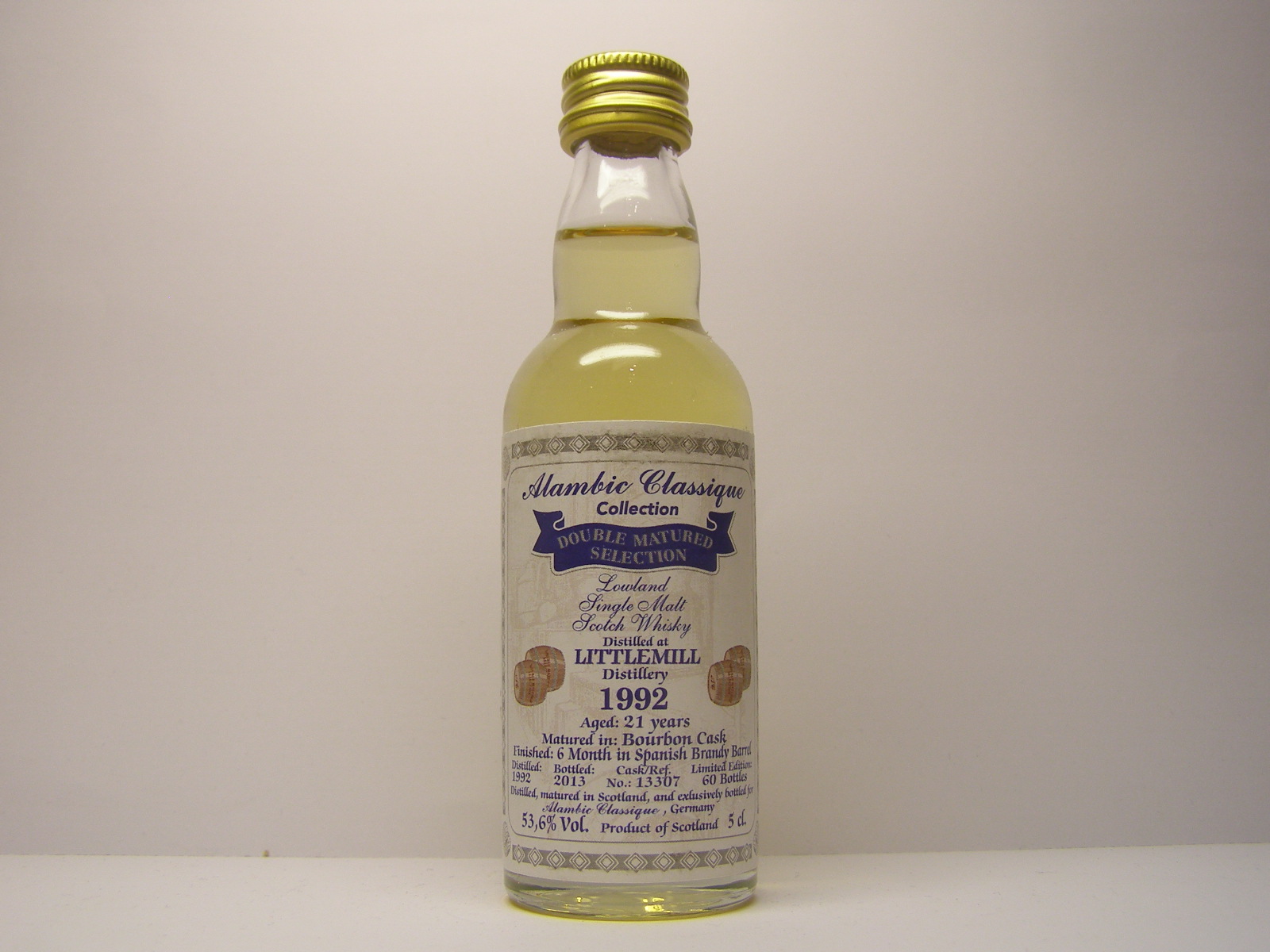 LSMSW 21yo 1992-2013 "Alambic Classique" 5cl. 53,6%Vol.