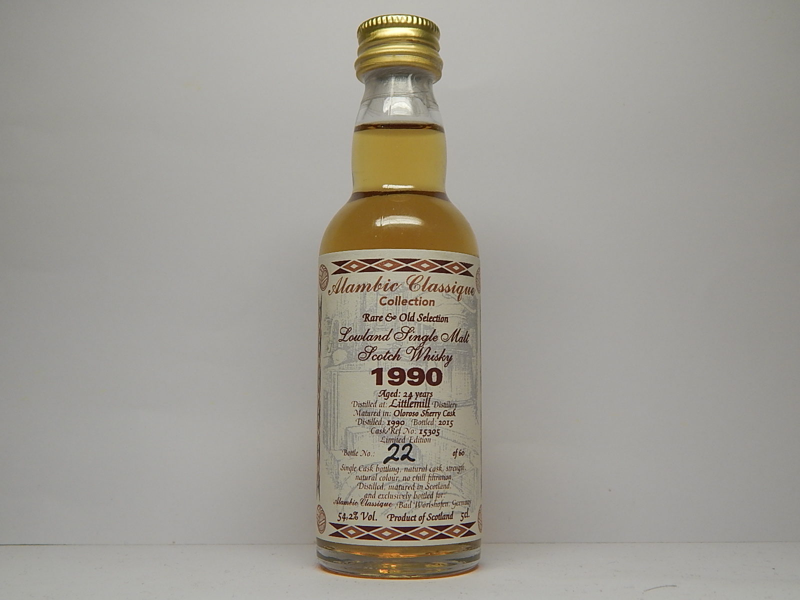 LSMSW 24yo 1990-2015 "Alambic Classique" 5cl. 54,2%Vol.