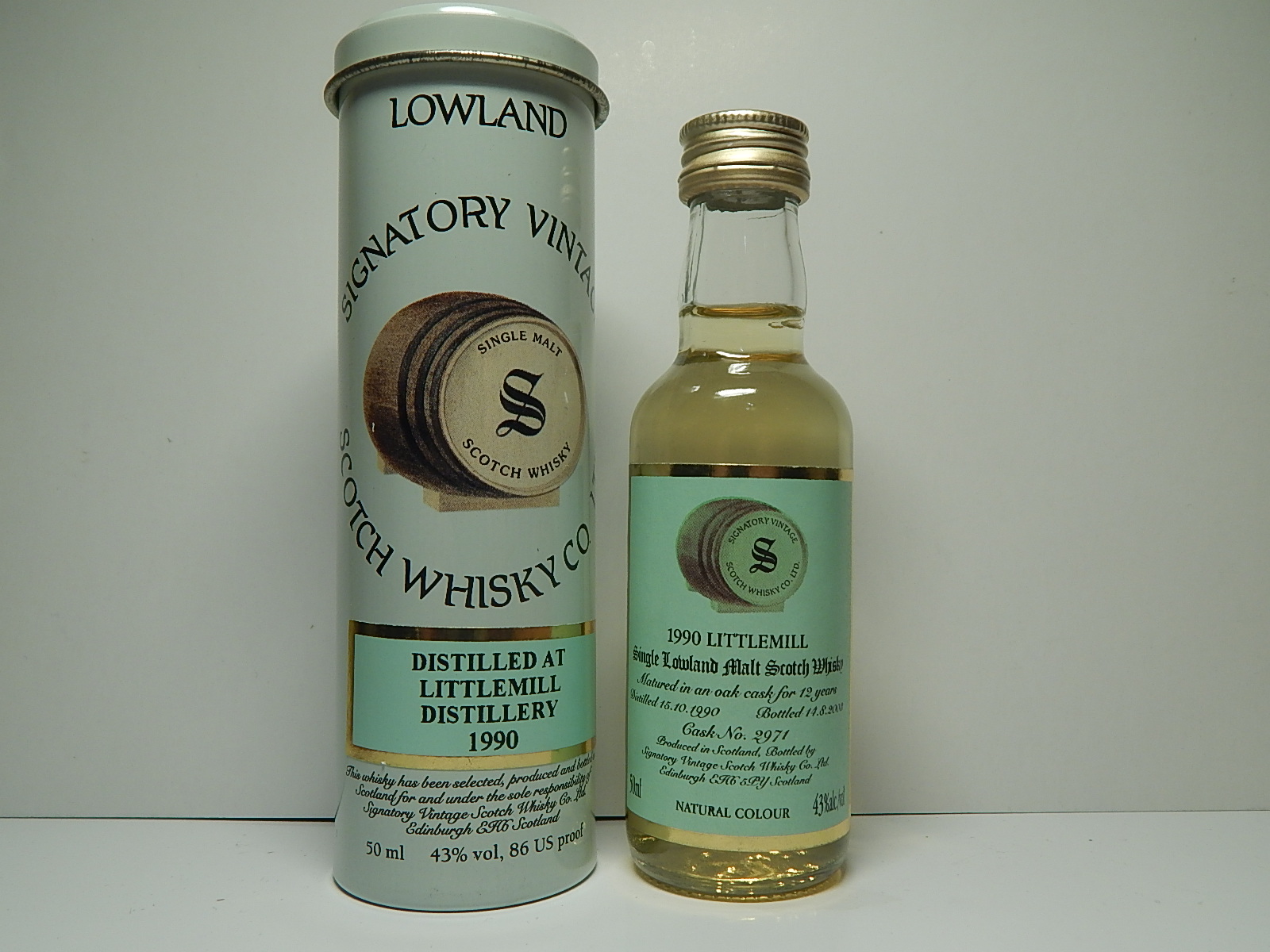 SLMSW 12yo 1990-2003 "Signatory" 50ml 43%alc./vol