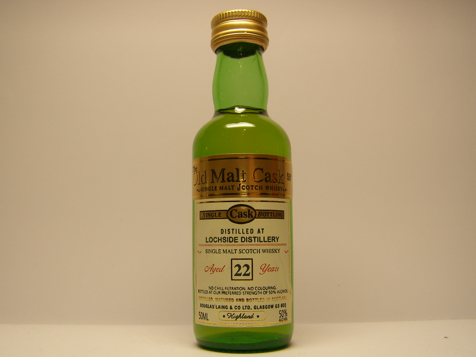 SMSW 22yo "Old Malt Cask" 50ML 50%ALC/VOL