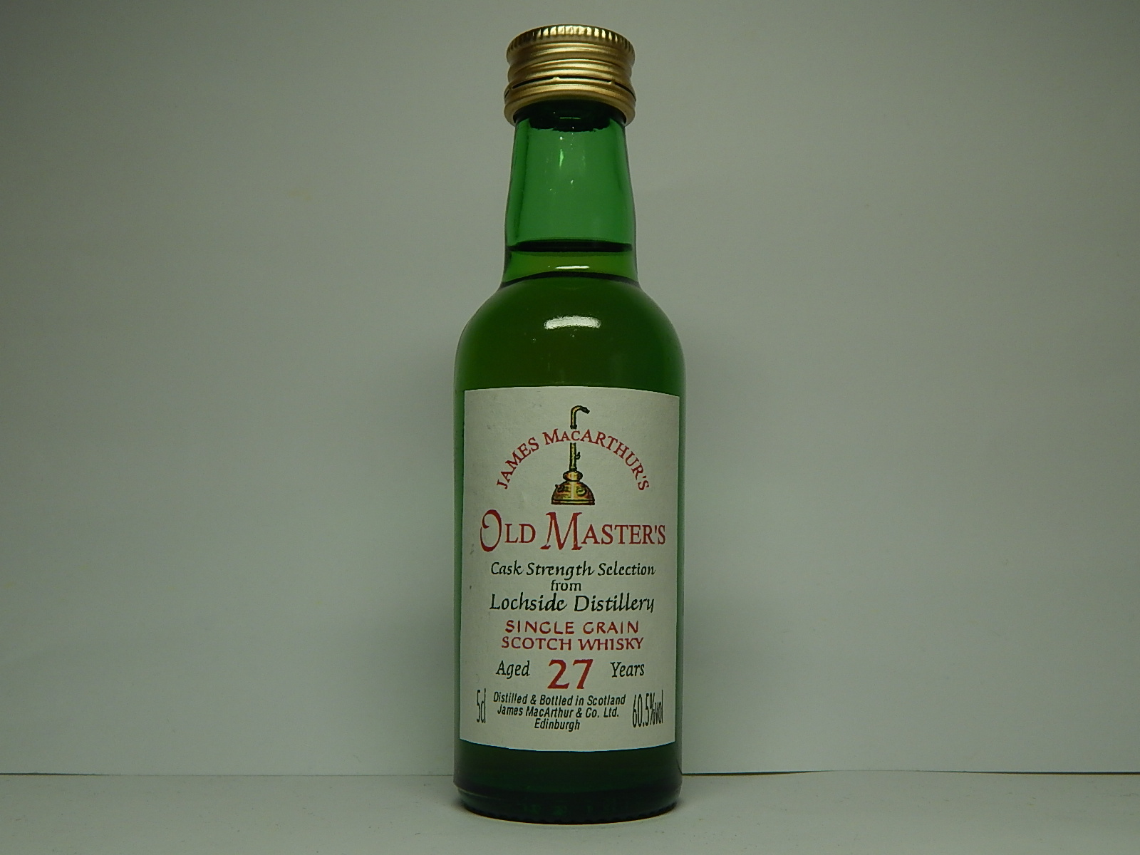 OLD MASTER´S SGSW 27yo "James MacArthur´s" 5cl 60,5%vol