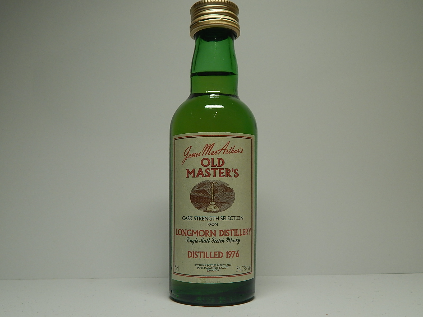 OLD MASTER´S SMSW 1976 "James MacArthurs" 5cl 54,7%vol