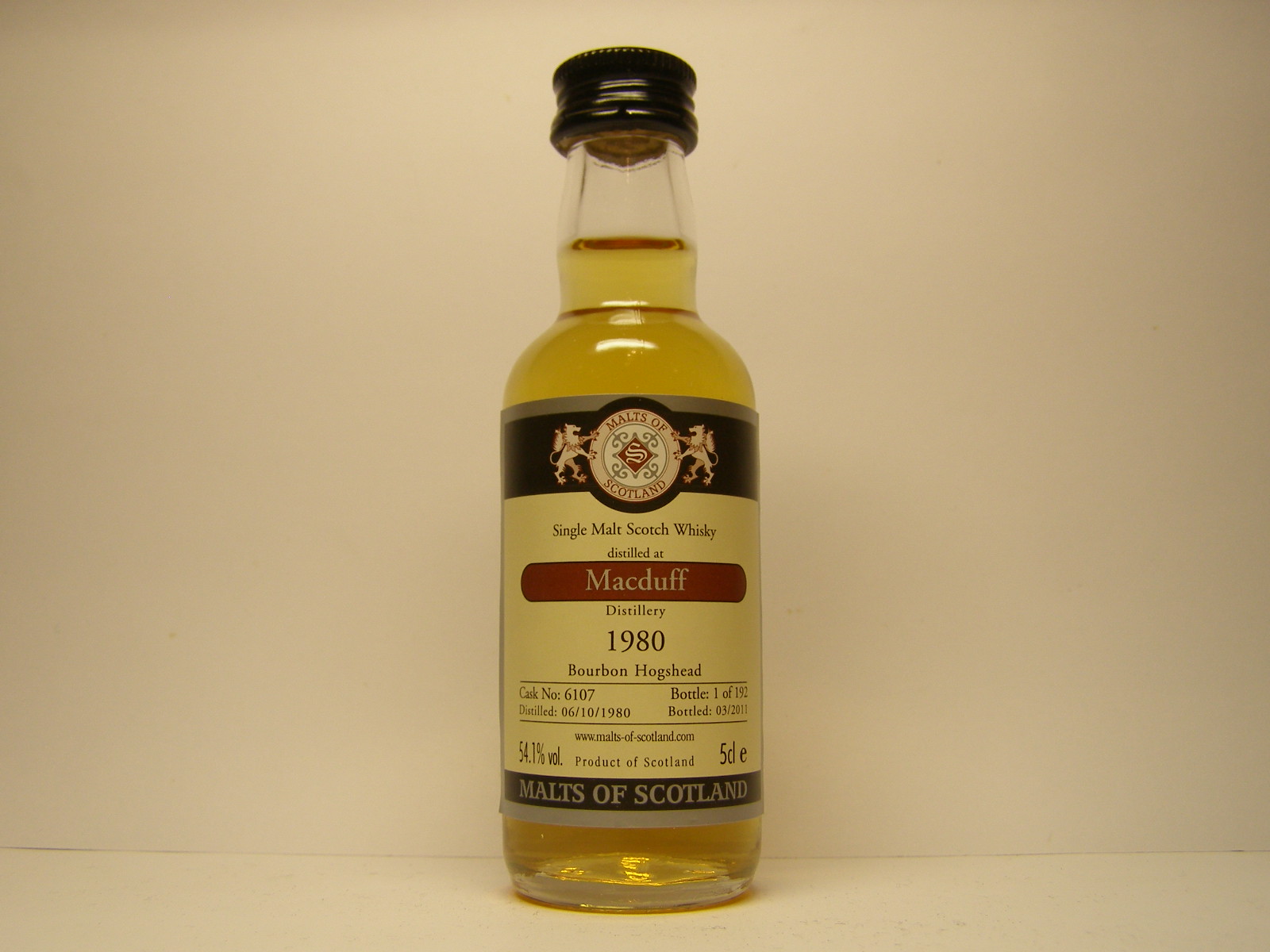 SMSW 30yo 1980-2011 "Malts of Scotland" 5cle 54,1%vol. 