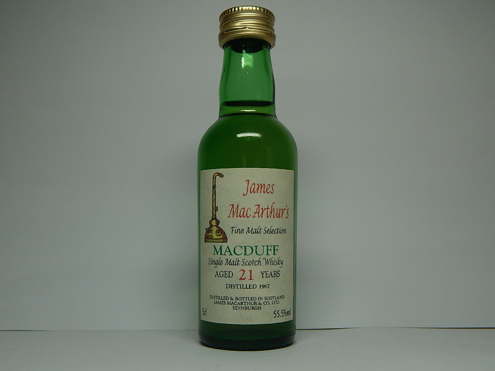 SMSW 21yo 1967 "James MacArthur´s" 5cl 55,5%vol