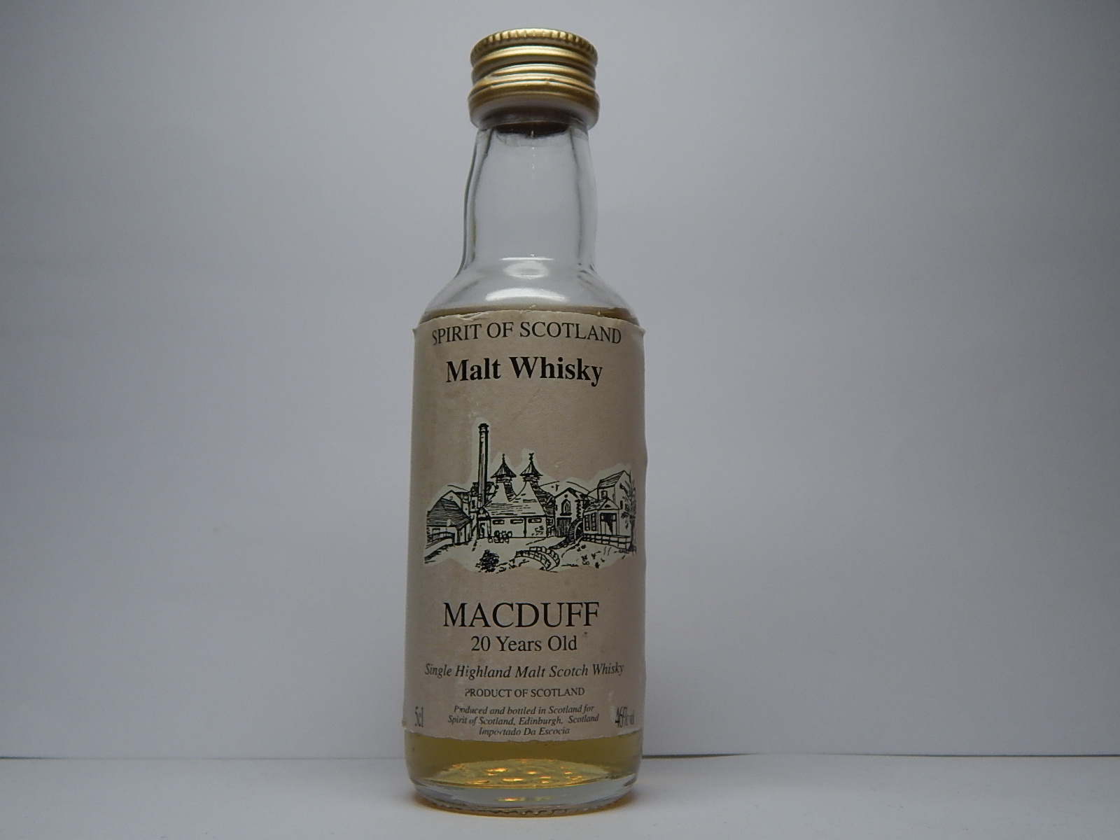 SHMSW 20yo "Spirit of Scotland" 5cl 46%vol