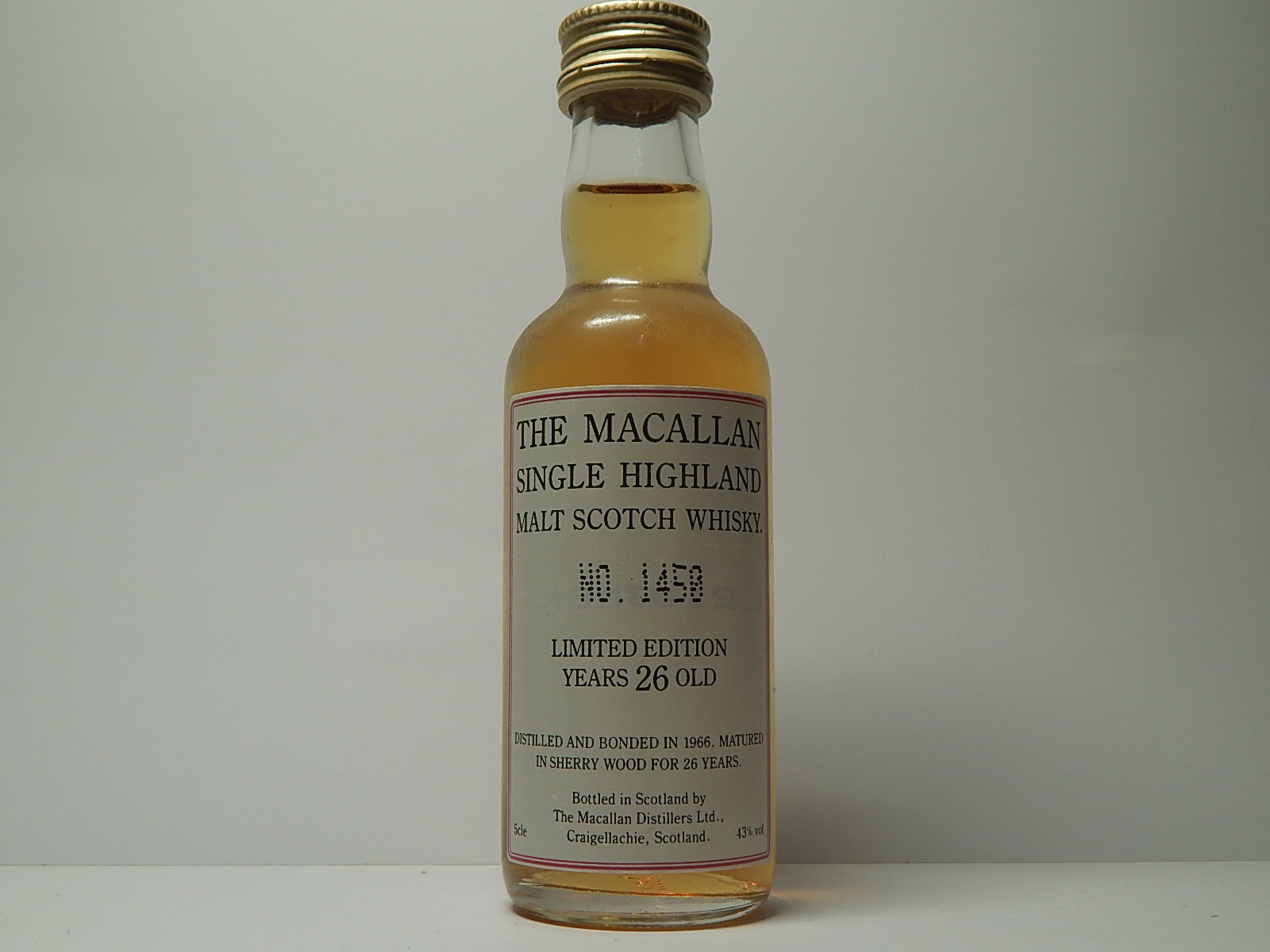 Sherry Wood SHMSW 26yo 1966 5cle 43%vol