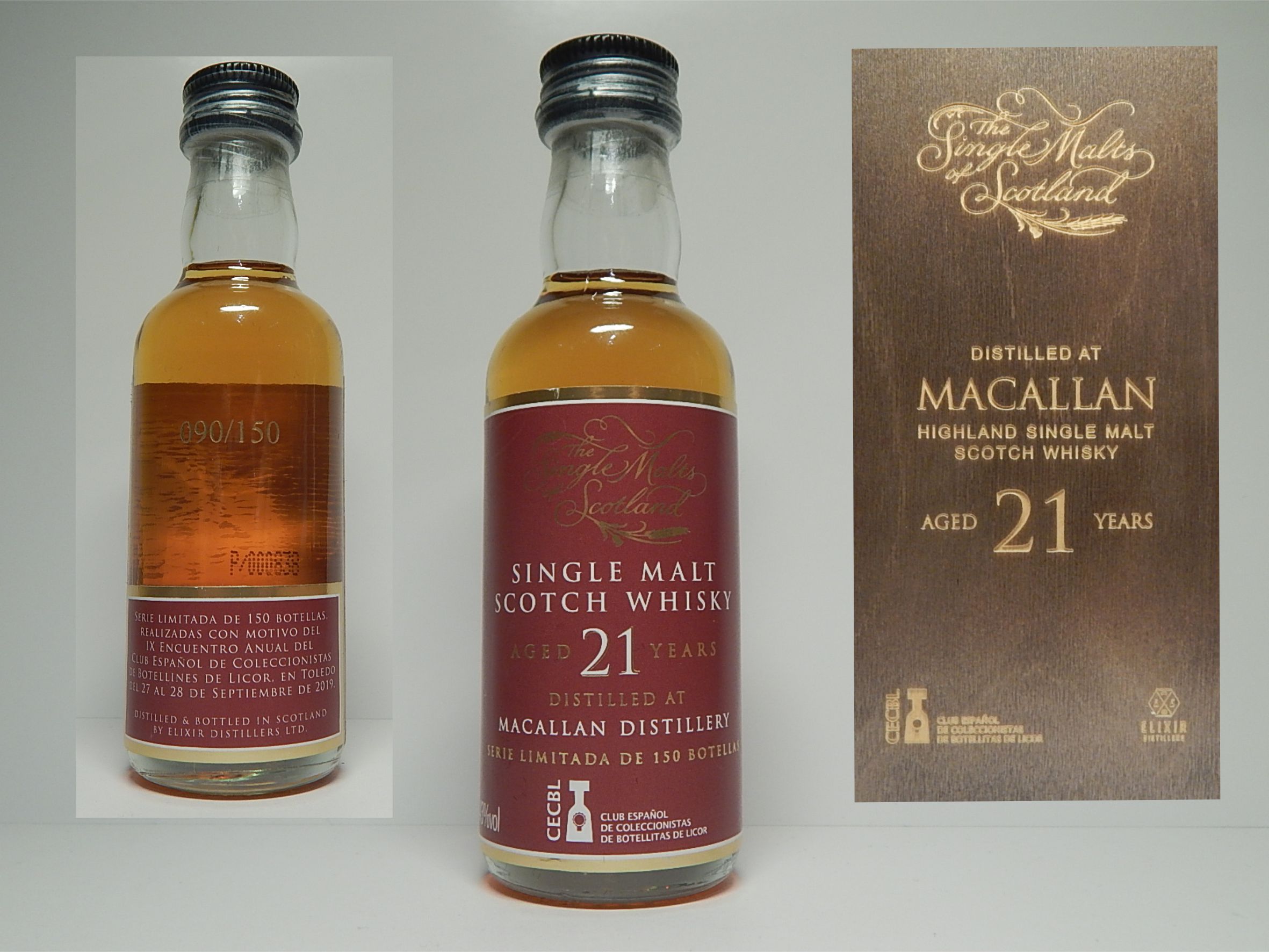 SMSW 21yo "CECBL" 5cl 43%vol 90/150