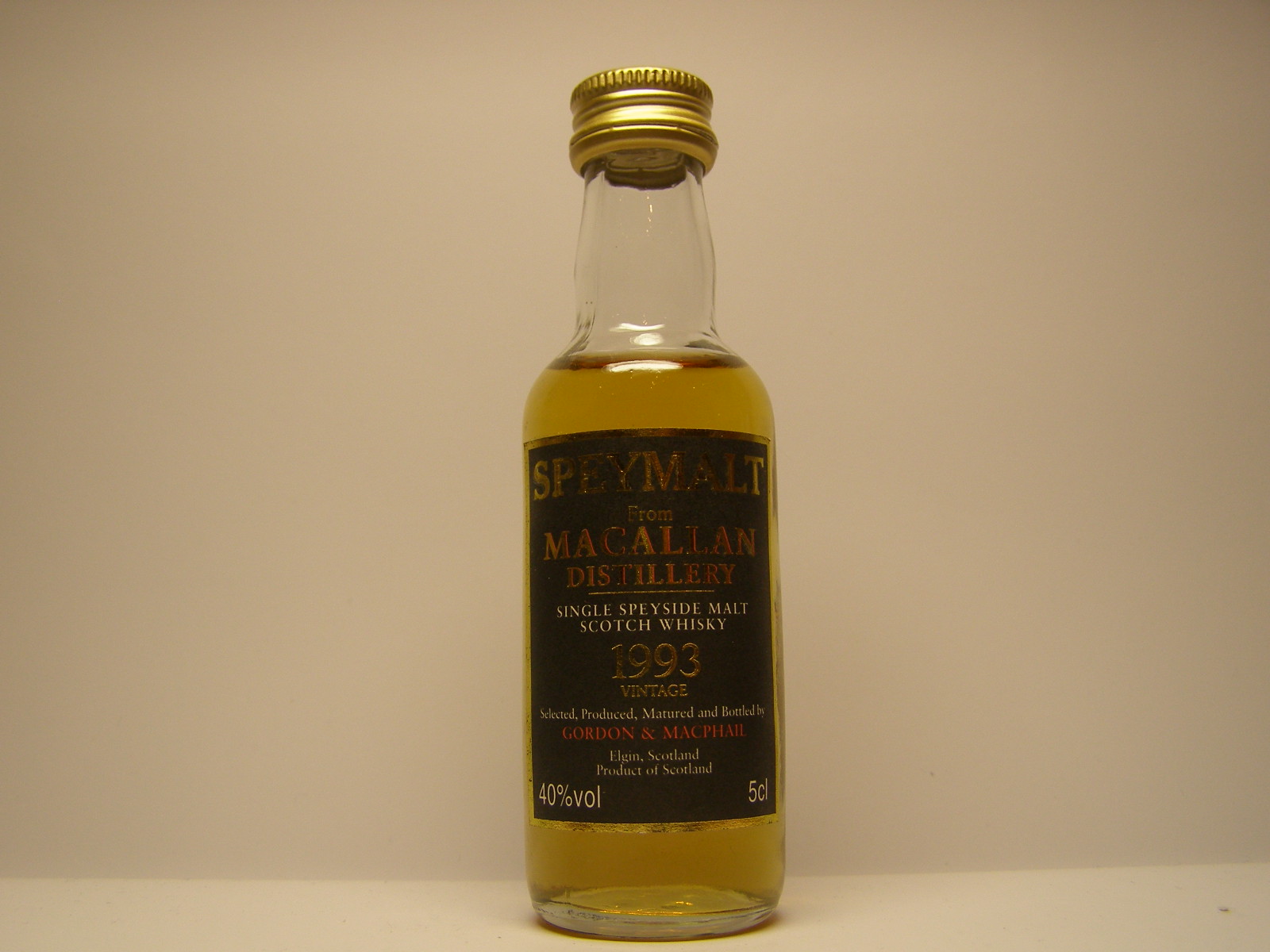 Speymalt SSMSW 1993 5cl 40%vol 