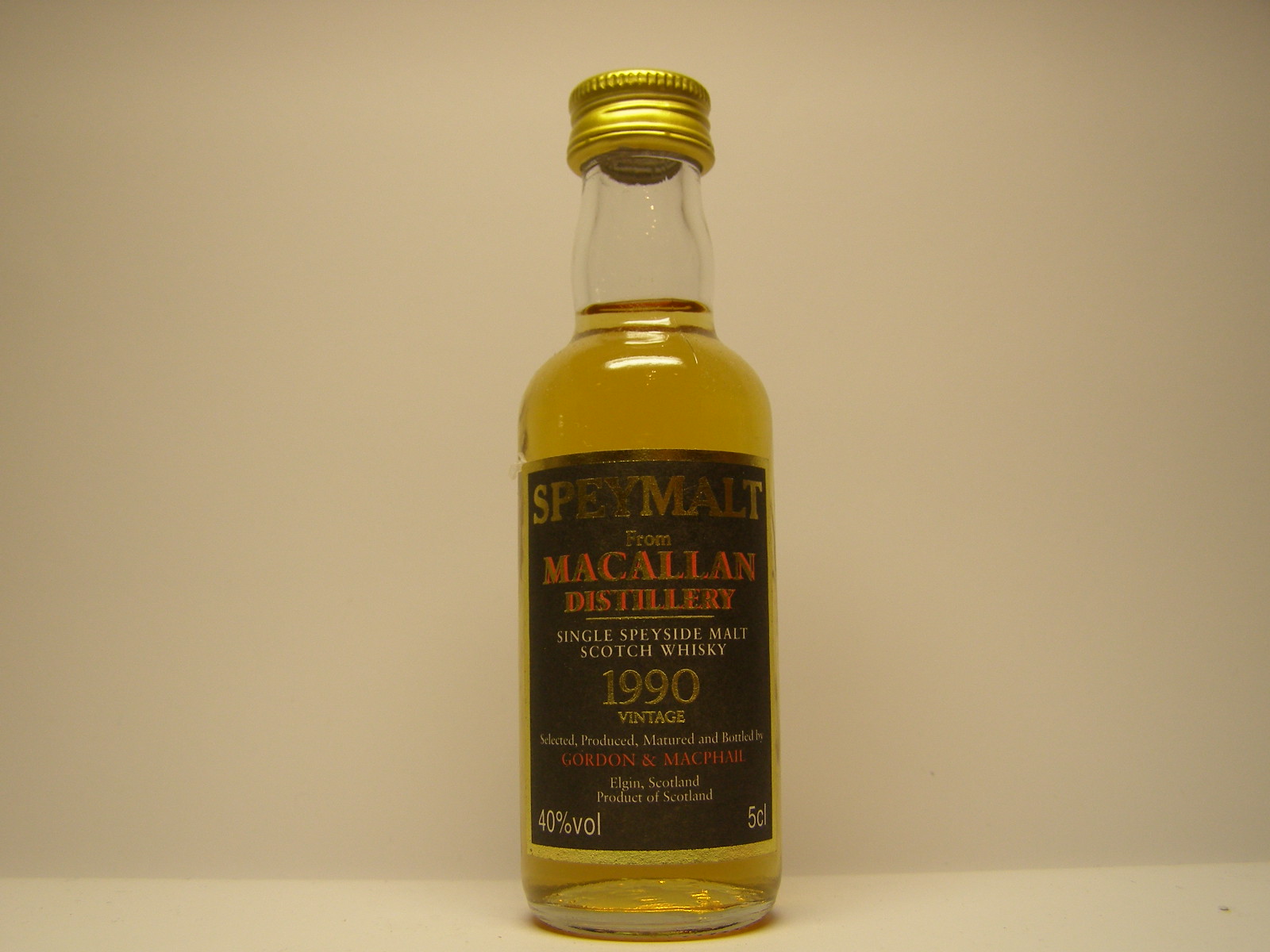 Speymalt SSMSW 1990 5cl 40%vol