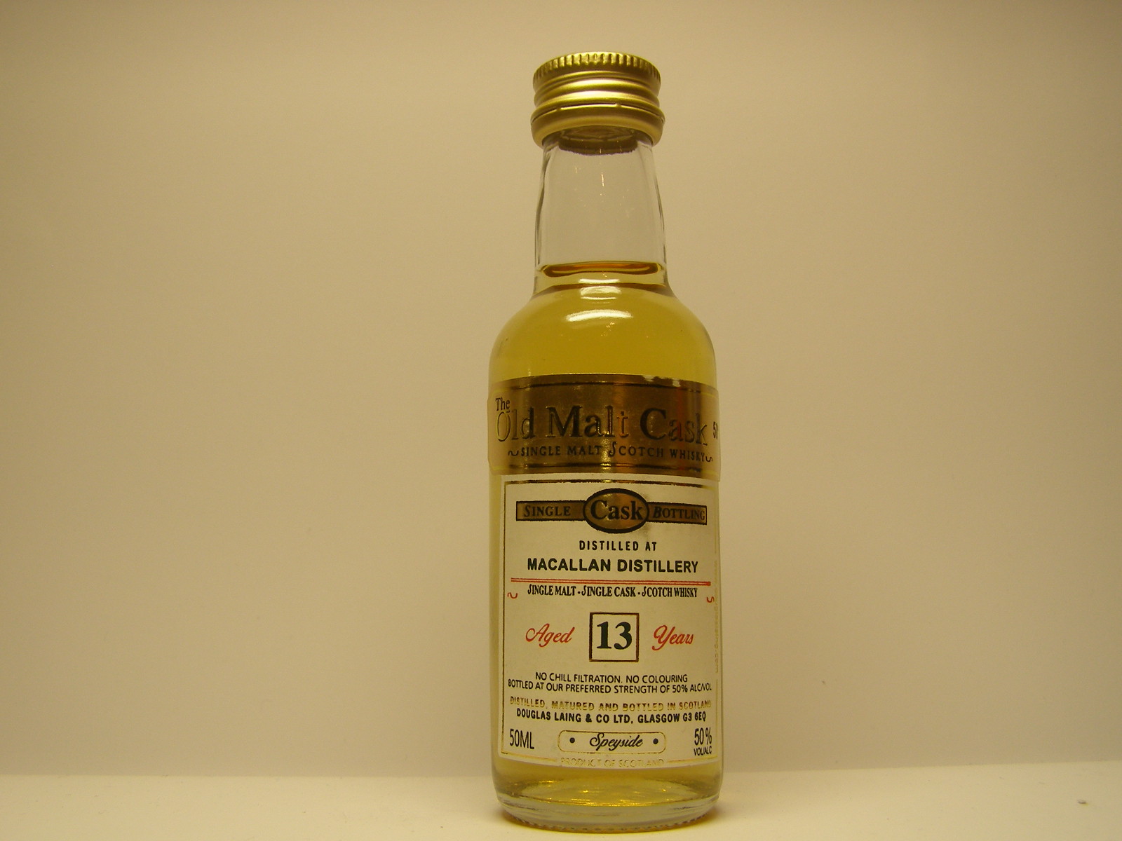 SMSW 13yo "Old Malt Cask" 50ML 50%ALC/VOL