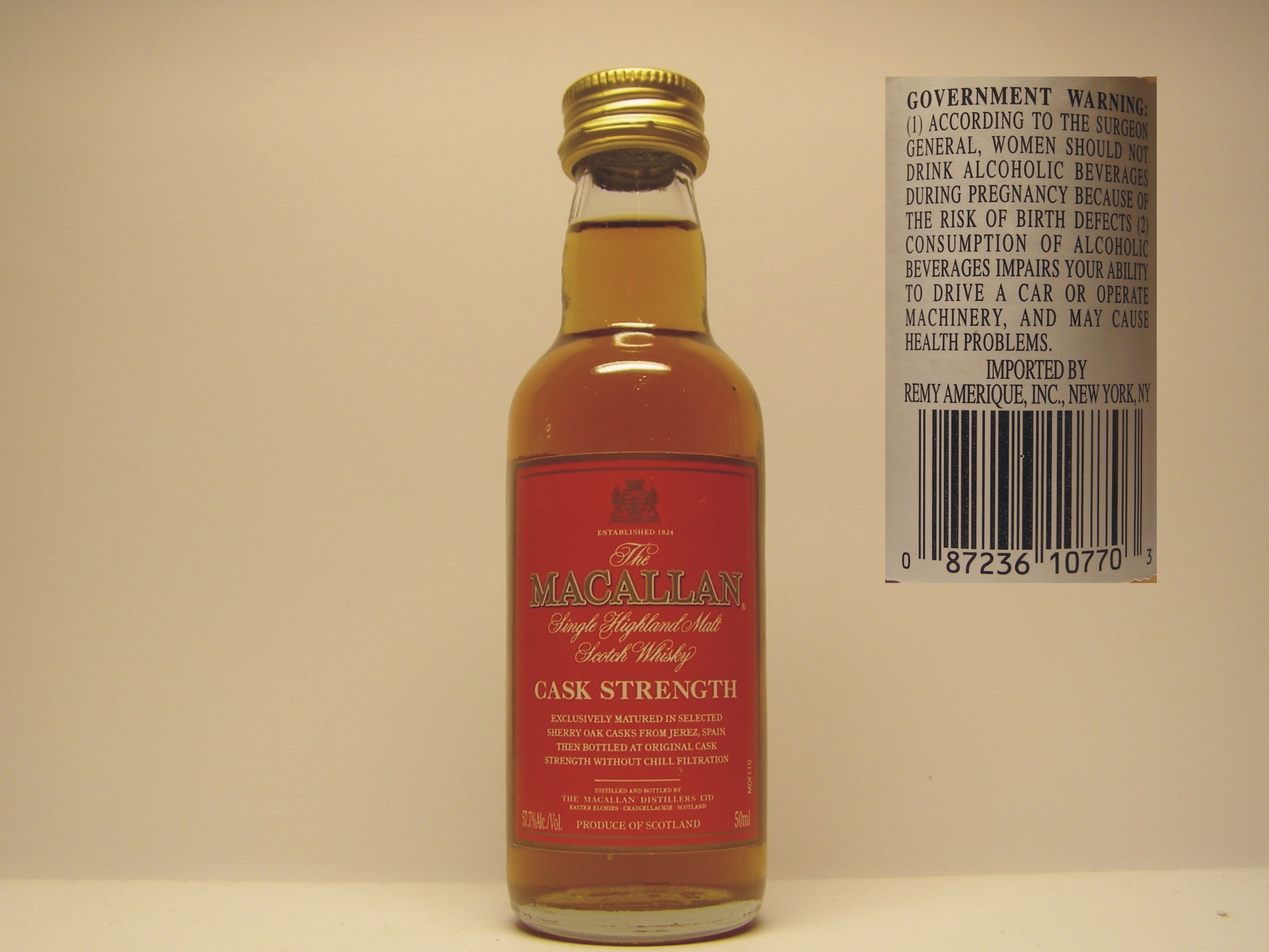 SHMSW Cask Strength 50ml 57,5%Alc./Vol.