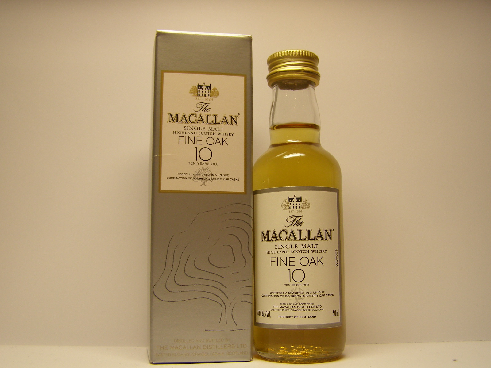 Fine Oak SMHSW 10yo 50ml 40%Alc./Vol.