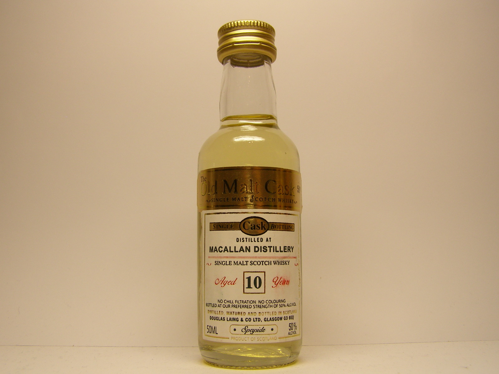 SSMSW 10yo "Old Malt Cask" 50ML 50%ALC/VOL