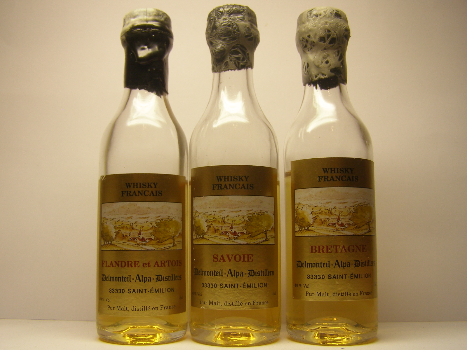 Whisky Francais Flandre et Artois - Savoie - Bretagne PMW