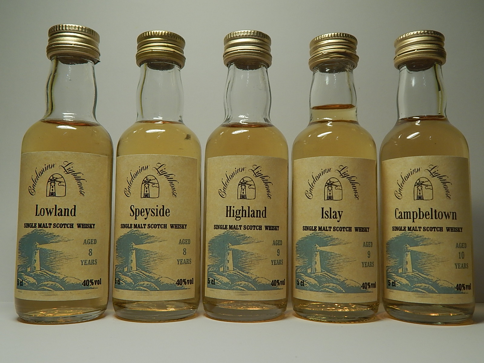 SMSW Lowland 8yo - Speyside 8yo - Highland 9yo - Islay 9yo - Campbeltown 10yo