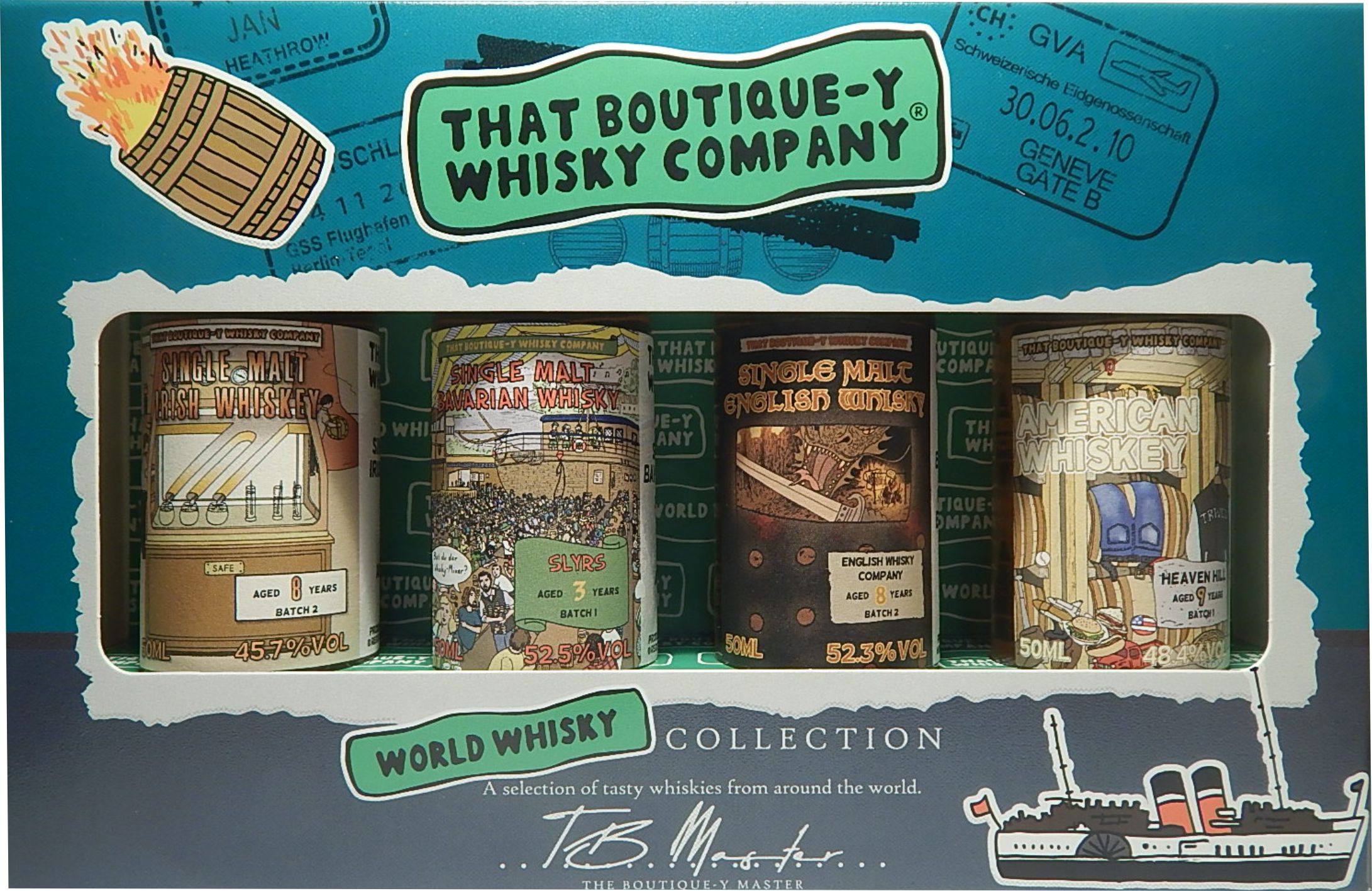 HEAVEN HILL 9yo - ENGLISH WHISKY 8yo - SLYRS 3yo - IRISH WHISKEY 8yo Malt Whisky