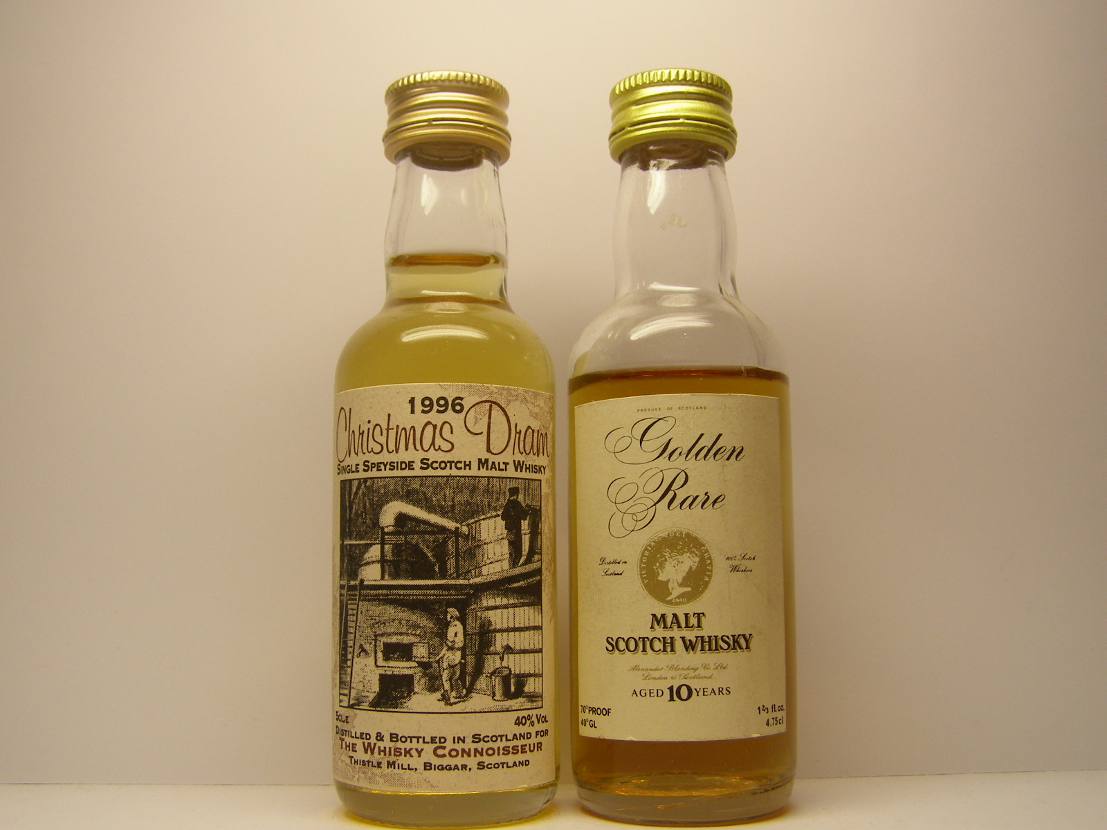 Christmas Dram 1986 SSSMW , Golden Rare MSW 10yo