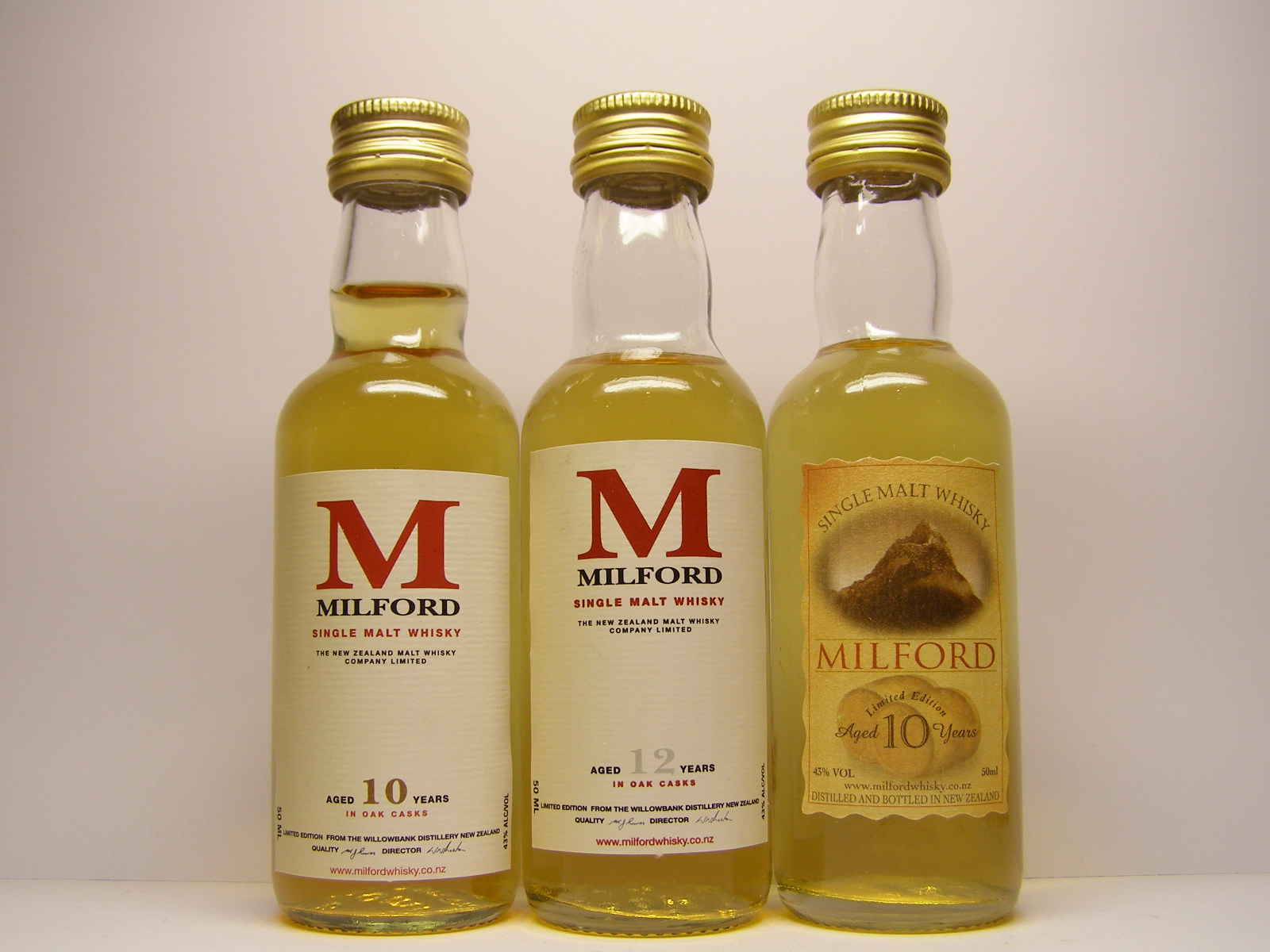 Milford SMW 10yo , SMW 12yo , SMW 10yo 