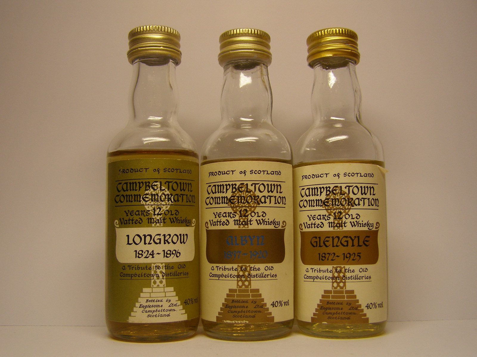 Campbeltown VMW 12yo Longrow - Albyn - Glengyle