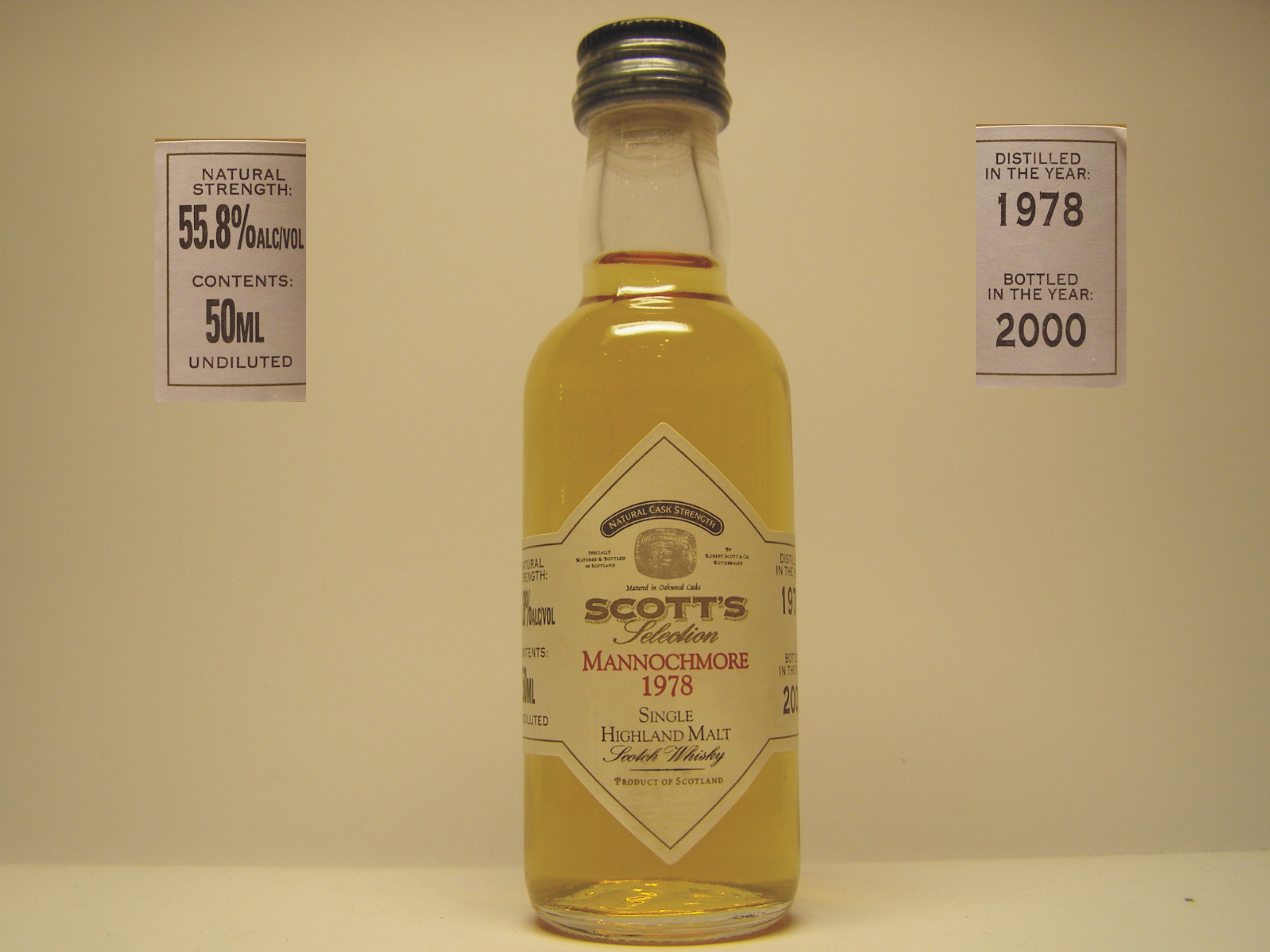 SHMSW 1978-2000 "Scott´s" 50ML 55,8%ALC/VOL